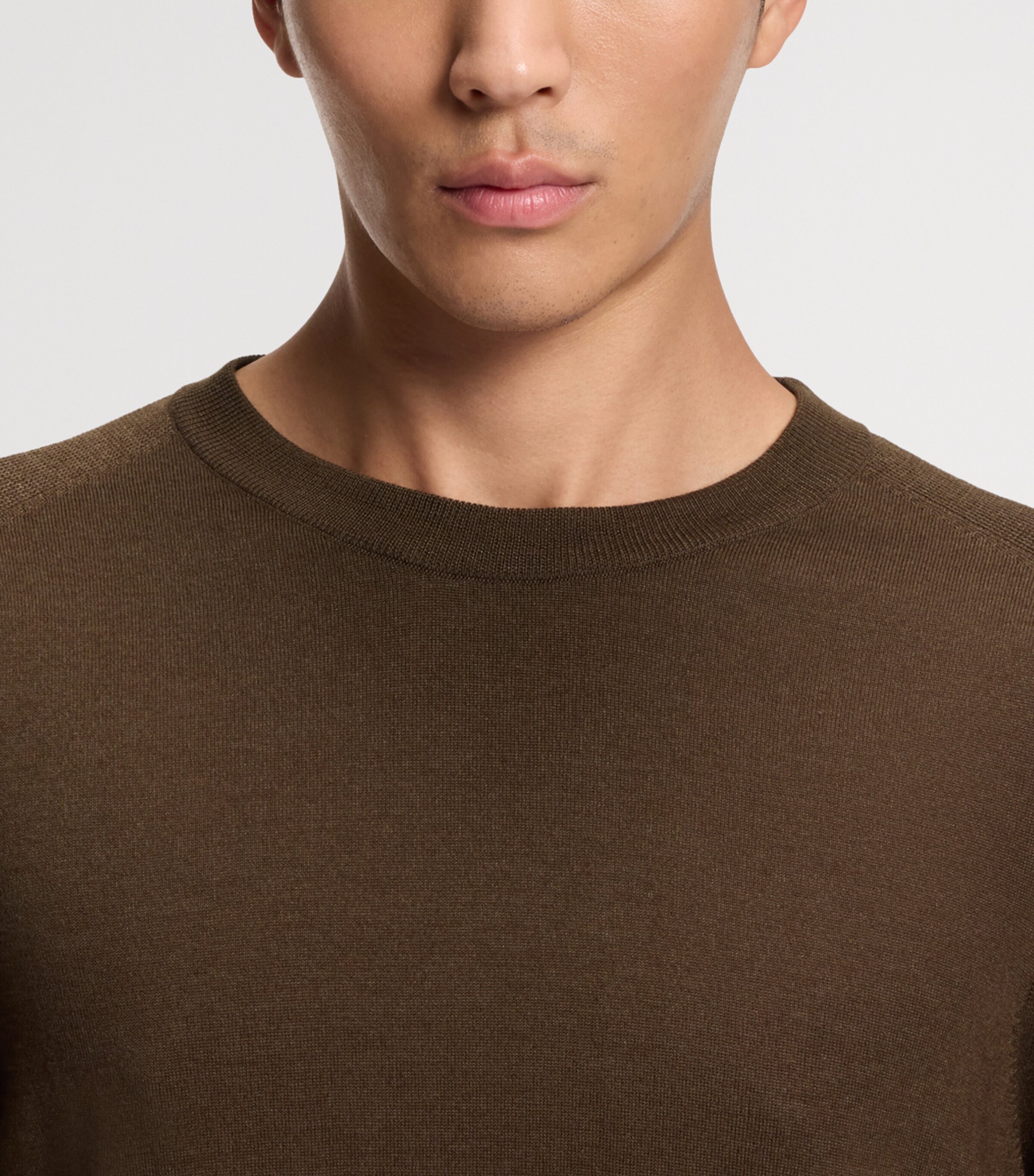 BOSS Mens Wool-Silk-Cashmere Sweater Image 5