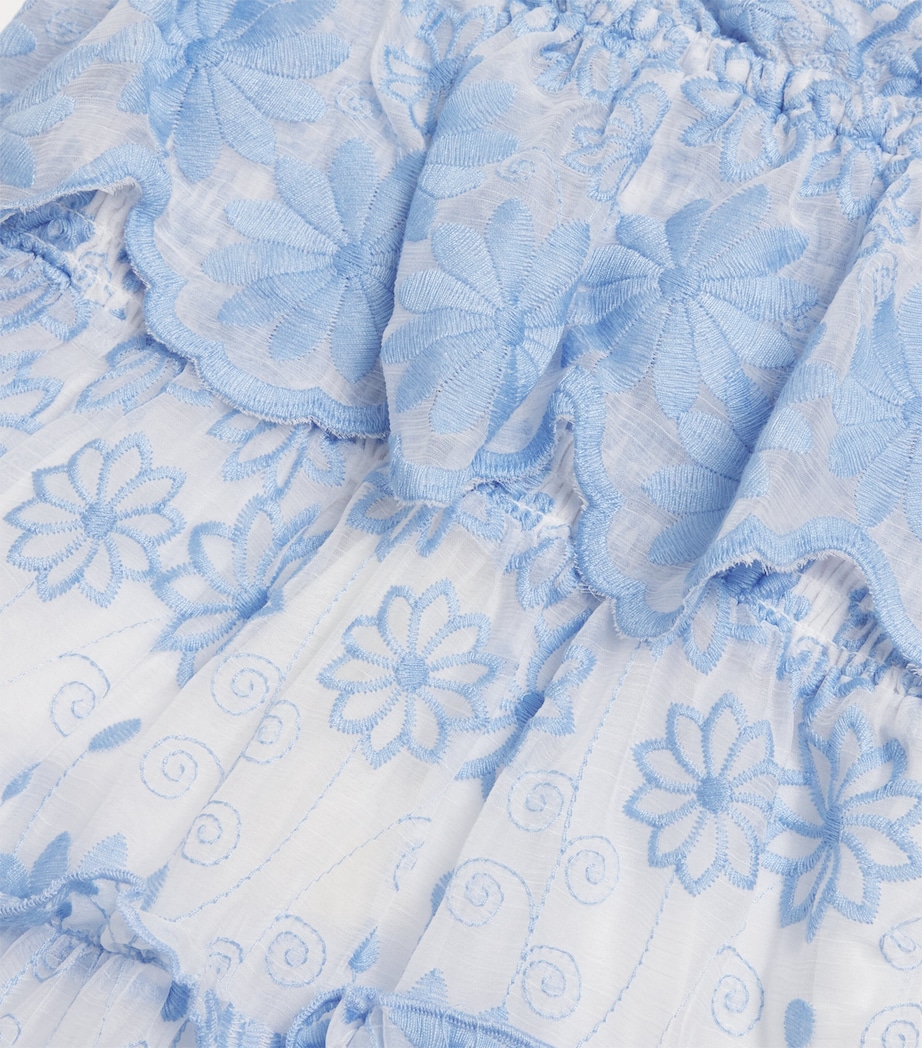 Tiered Lena Dress (3-16 Years) BLUE Image 3