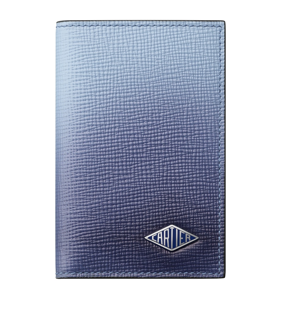 Leather Losange Wallet BLUE Image 1