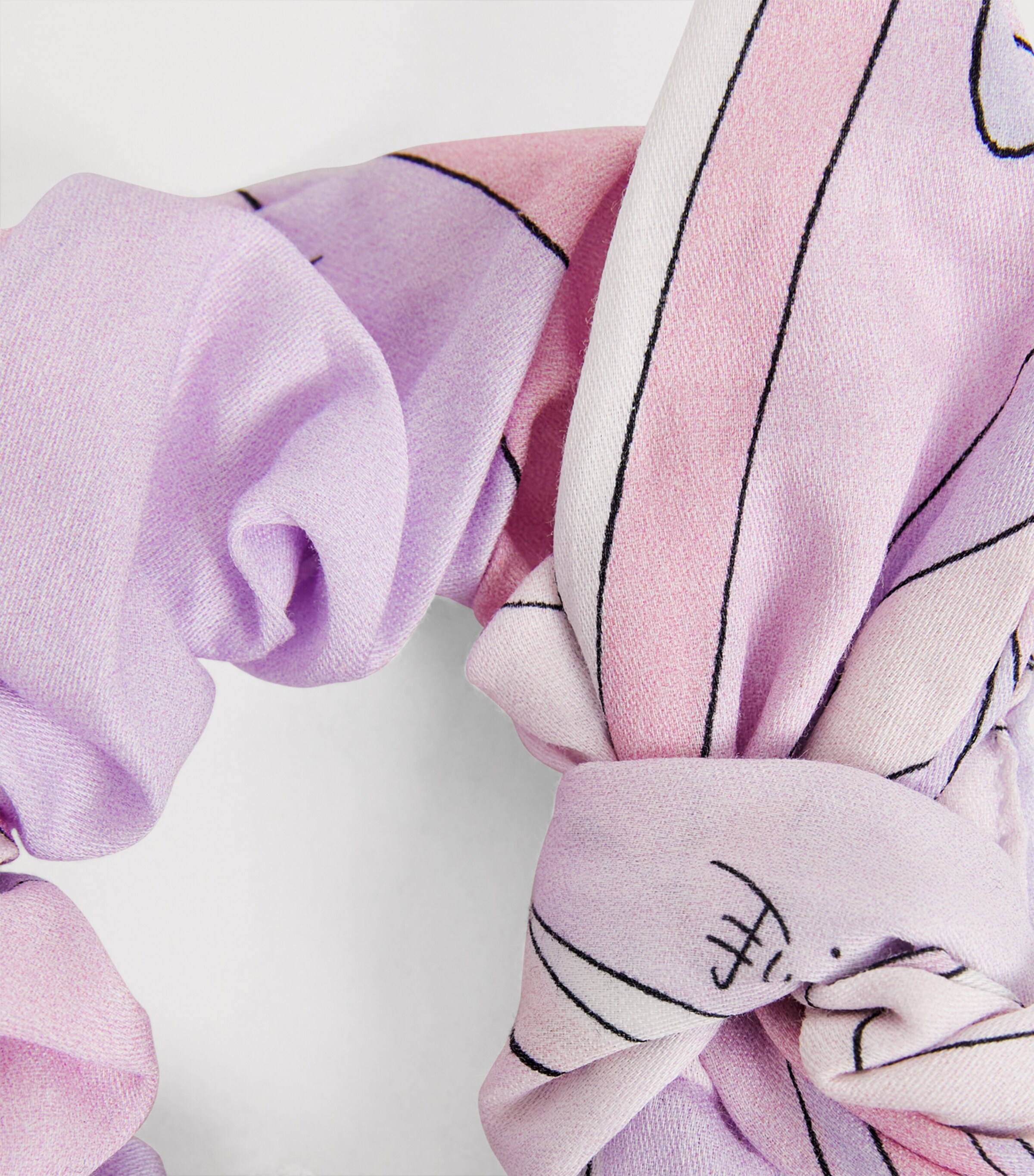 PUCCI Junior Cotton Iride Print Scrunchie Image 2