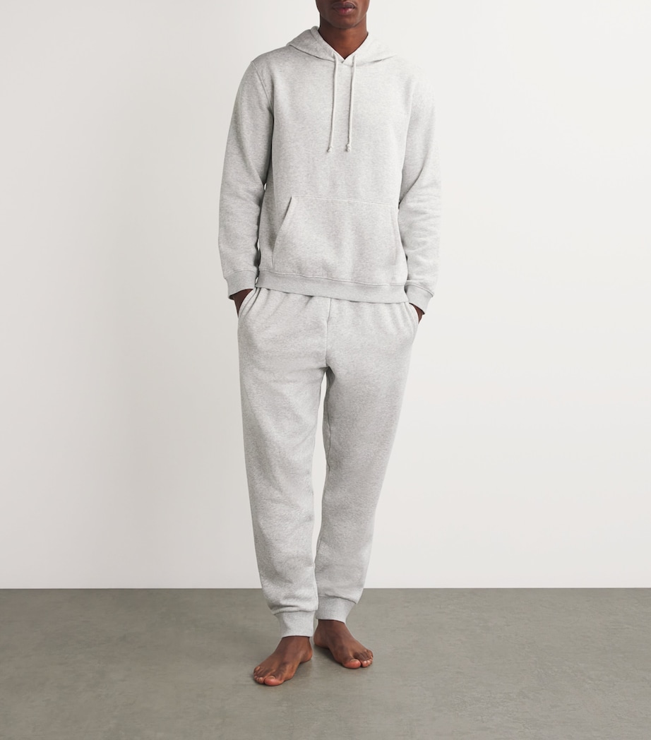 Fleece Lounge Classic Hoodie LIGHT HEATHER GREY Image 2