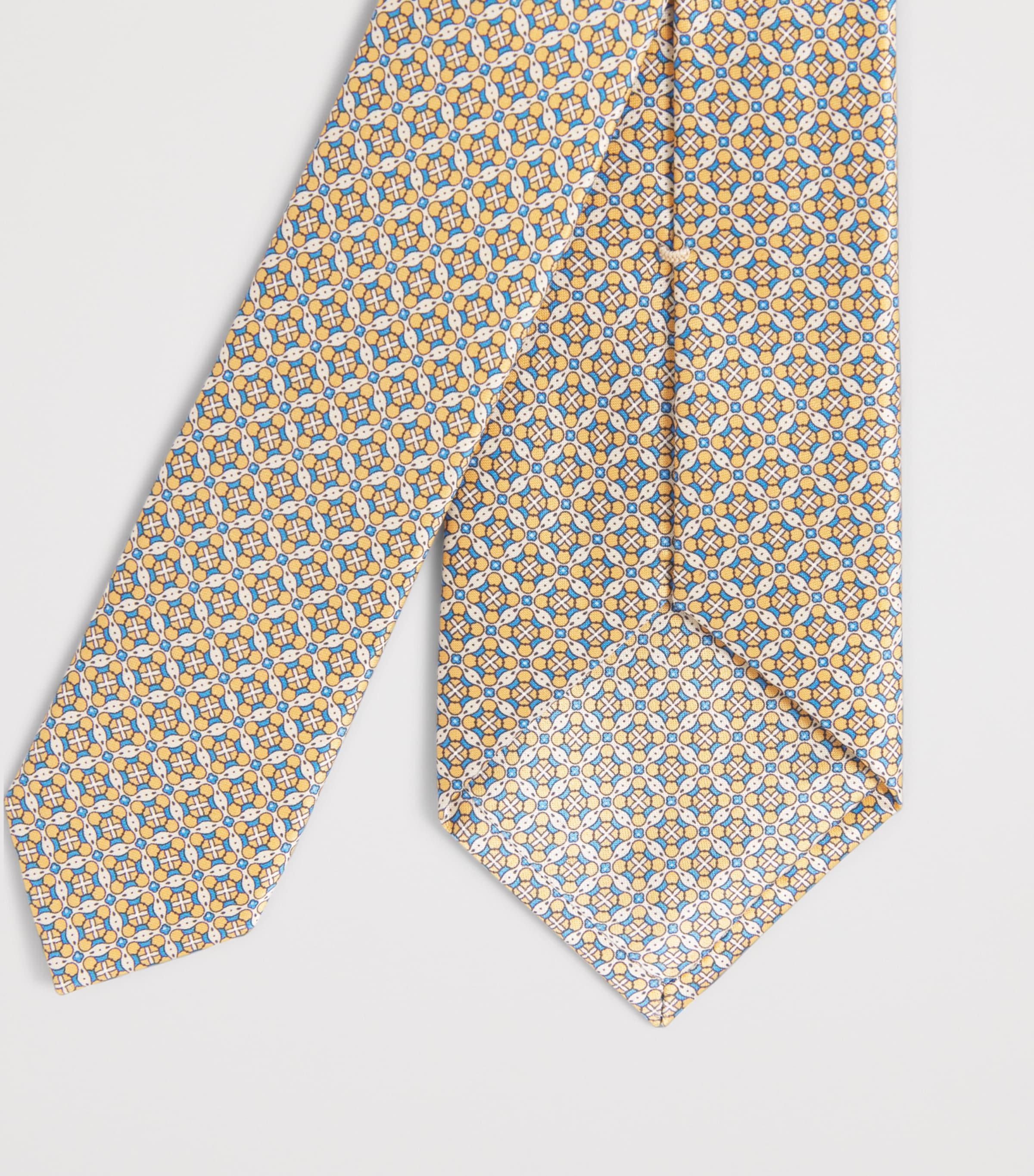 Stefano Ricci Kids Silk Printed Tie Blue Image 2