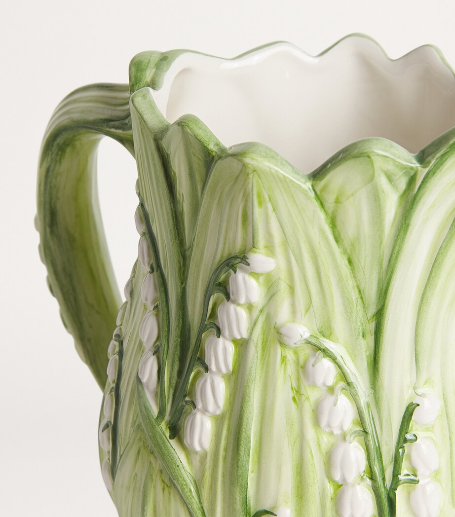 Lilly Of The Valley Jug WHITE/GREEN Image 5