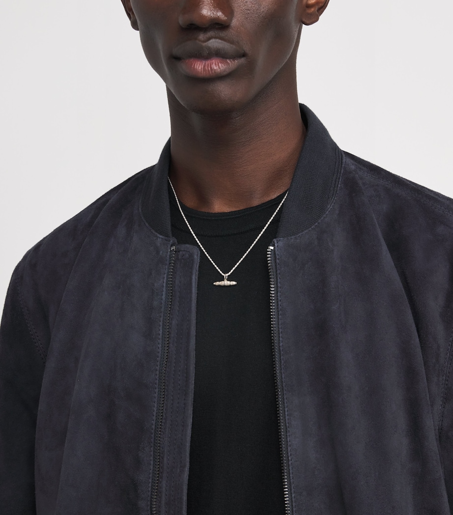 Suede Chen Bomber Jacket DEEP ANCHOR Image 6