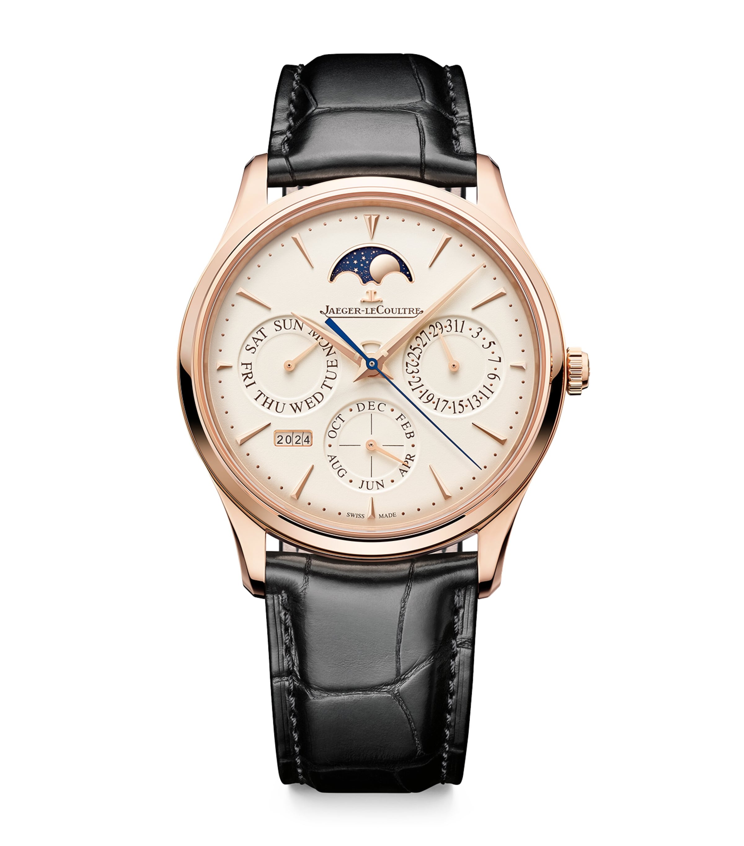 Pink Gold Master Ultra Thin Perpetual Calendar Watch 39mm PINK GOLD Image 1