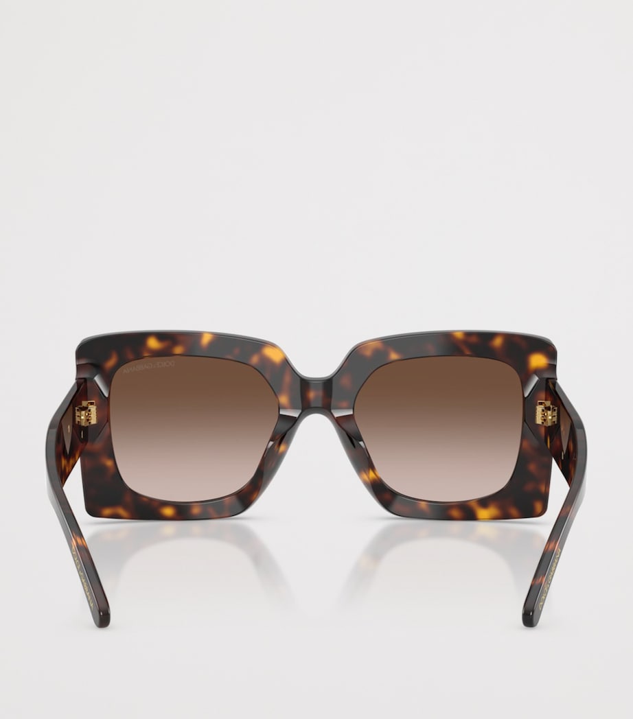 Dolce&Gabbana Tortoiseshell Square Sunglasses Brown Image 4