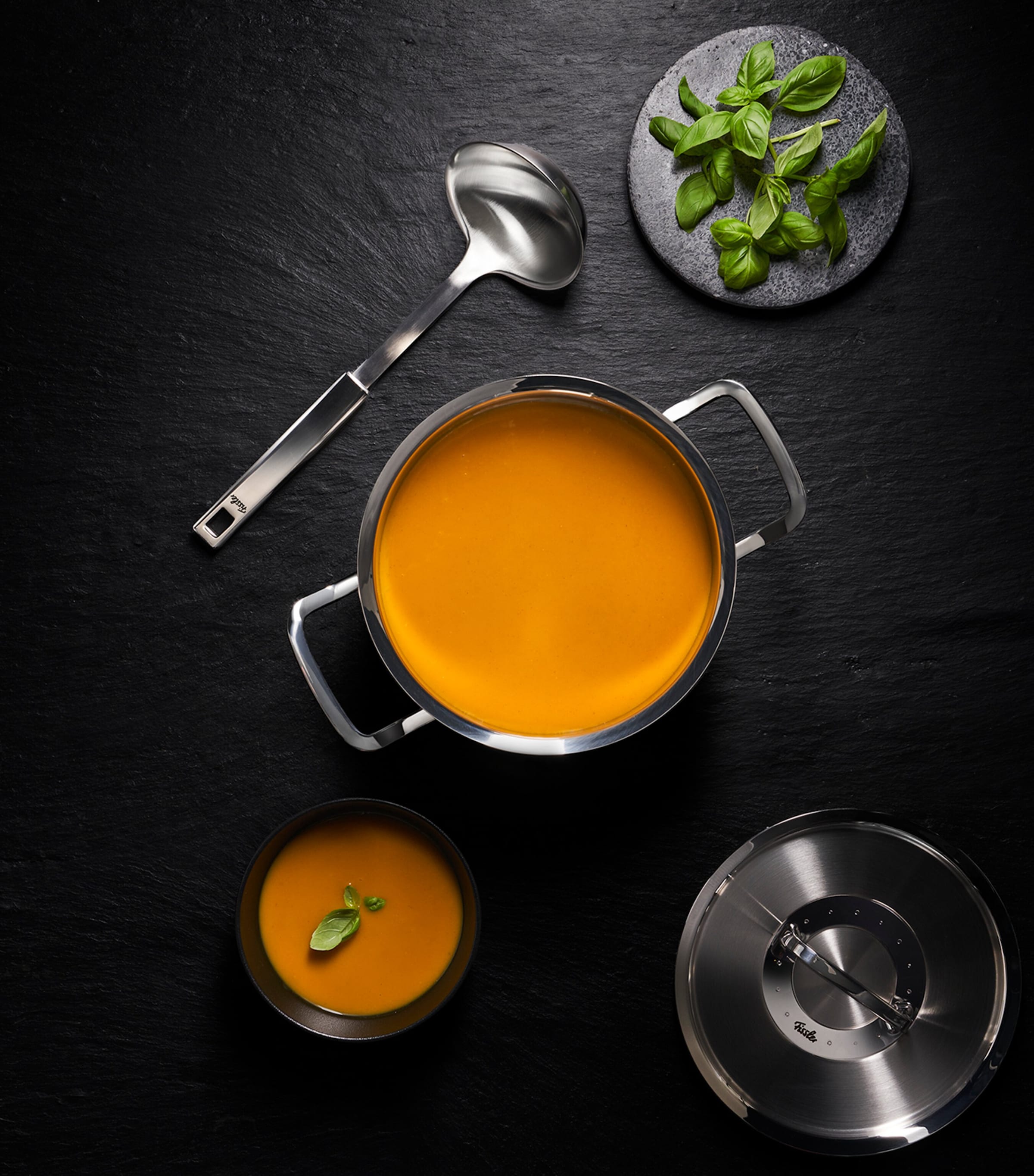 Original-Profi 5-Piece Cookware Set INOX GREY Image 9