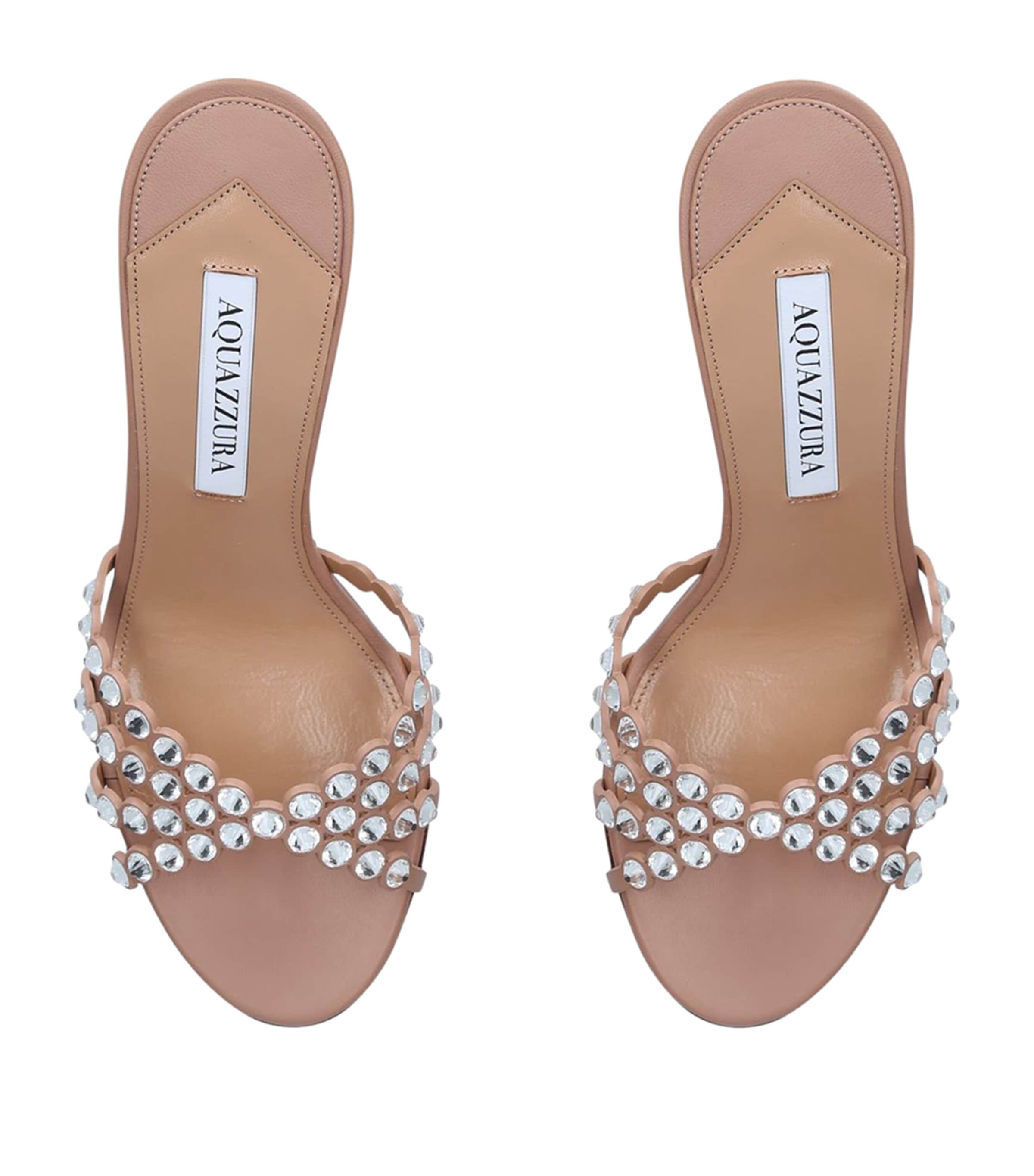 Embellished Tequila Mules 75 PALE PINK Image 6
