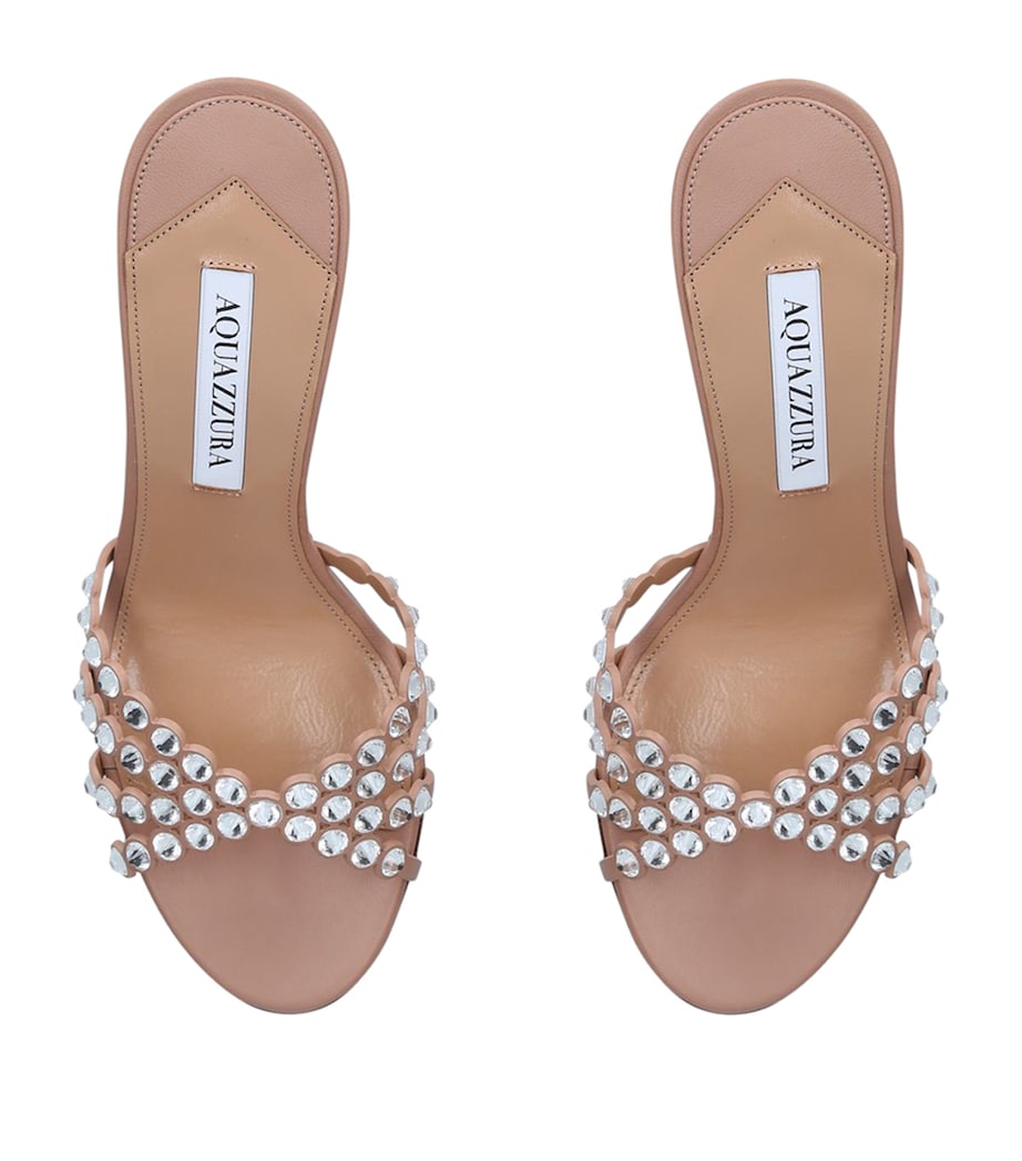 Embellished Tequila Mules 75 PALE PINK Image 6