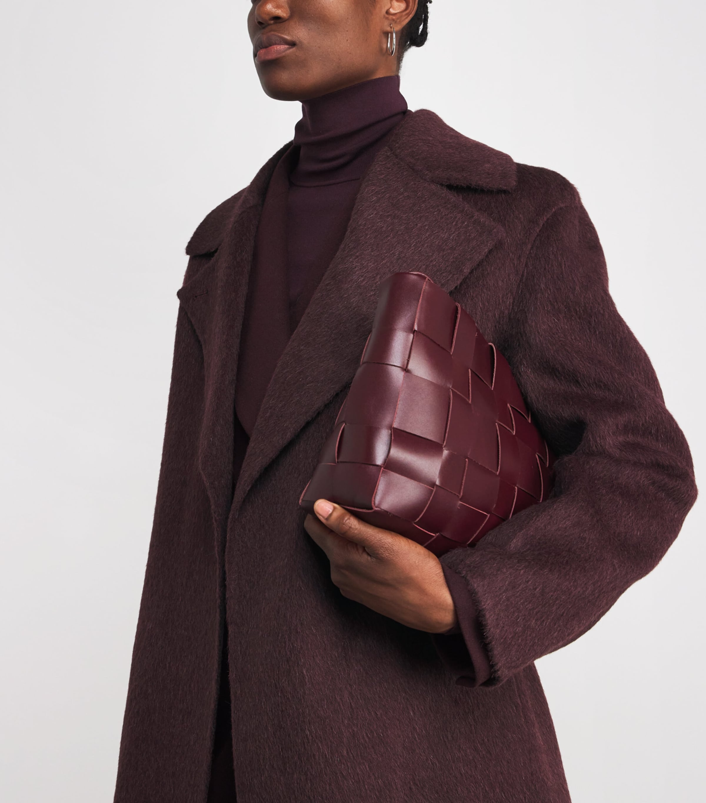 Brushed Double-Faced Alpaca-Wool-Silk Yves Coat MARASCHINO Image 6