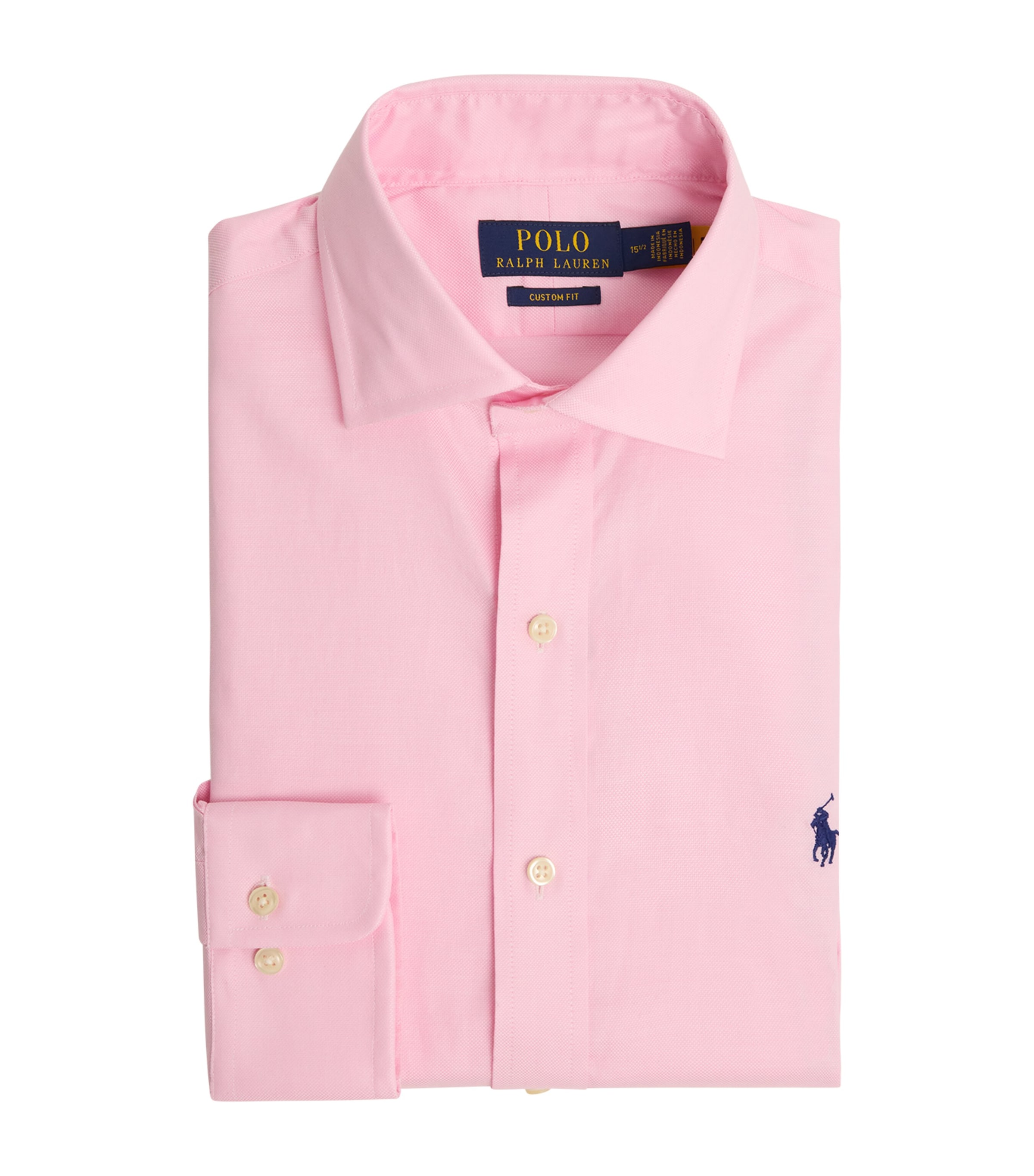 Polo Ralph Lauren Poplin Custom Fit Shirt In Pink