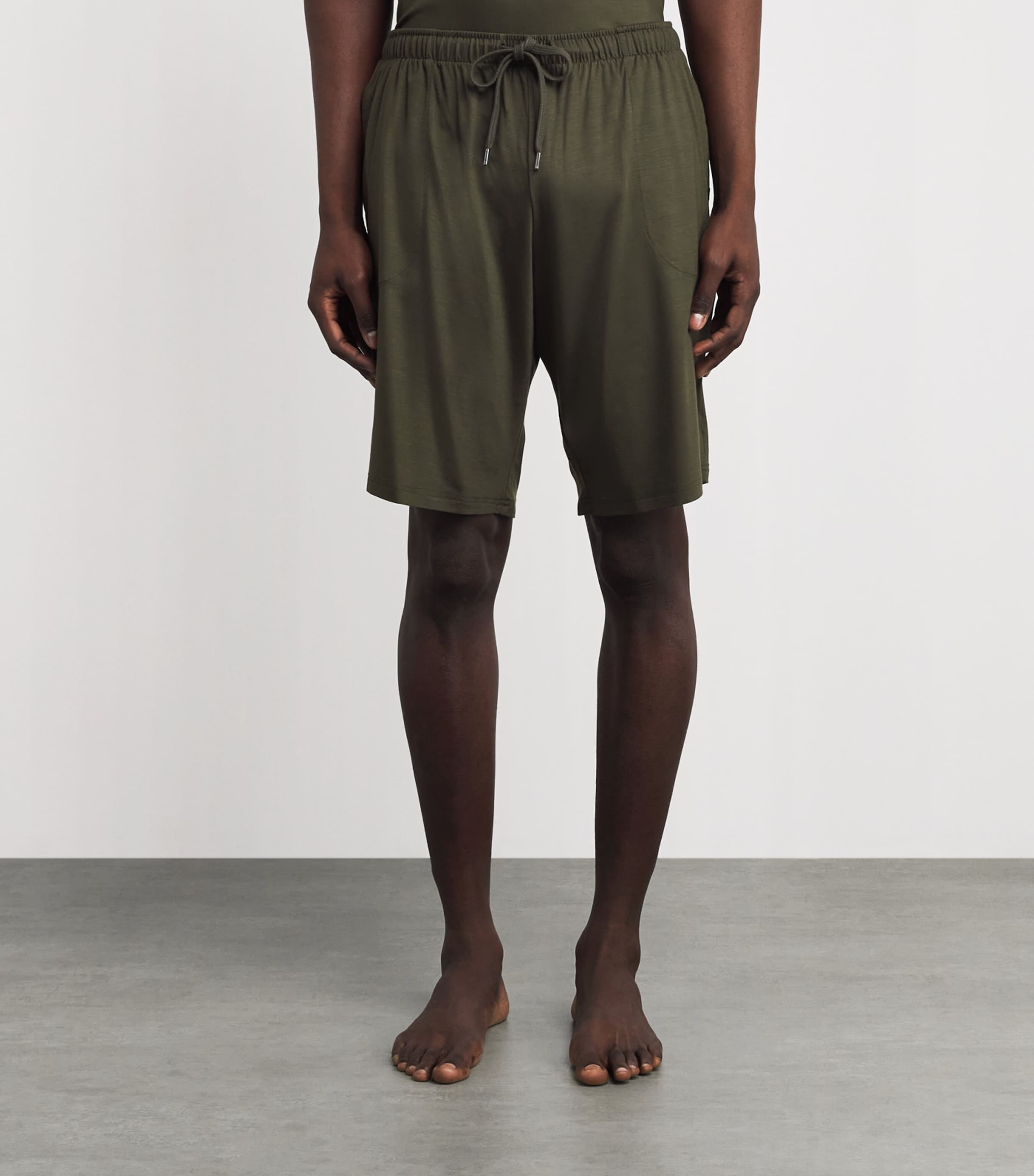Modal-Blend Basel Drawstring Shorts GRE Image 4
