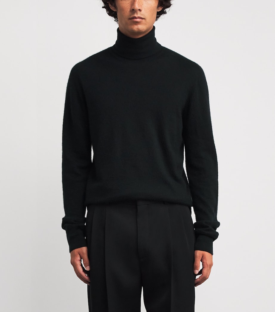 Bjorn Cashmere Rollneck Sweater BLACK Image 3