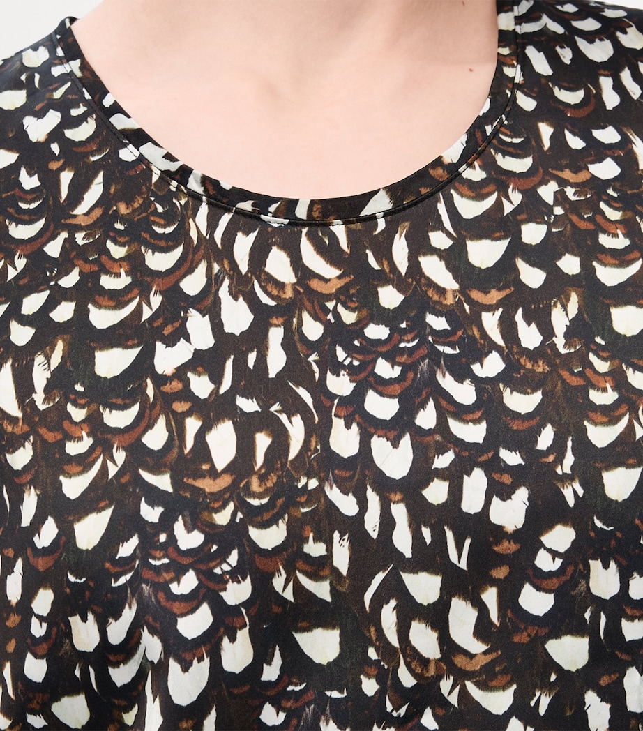 Printed Tank Top BROWN/WHITE Image 5