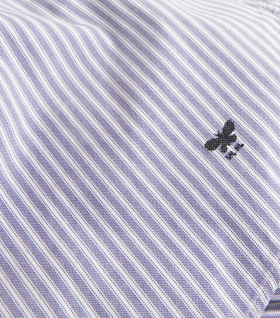 Cotton Stripe Oxford Shirt ULTRAMARINE Image 5