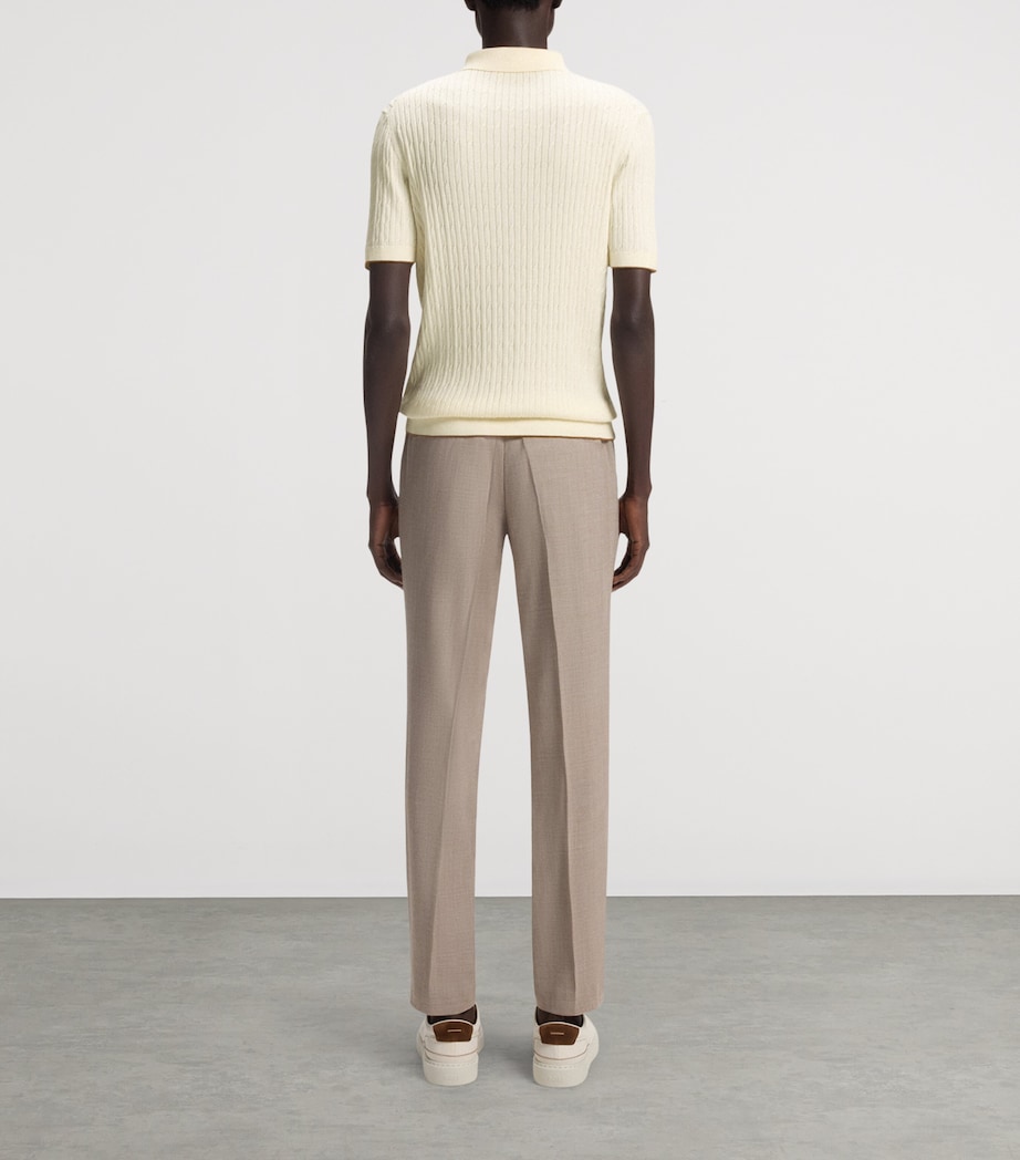 Silk-Cotton Polo Shirt 118 Image 3