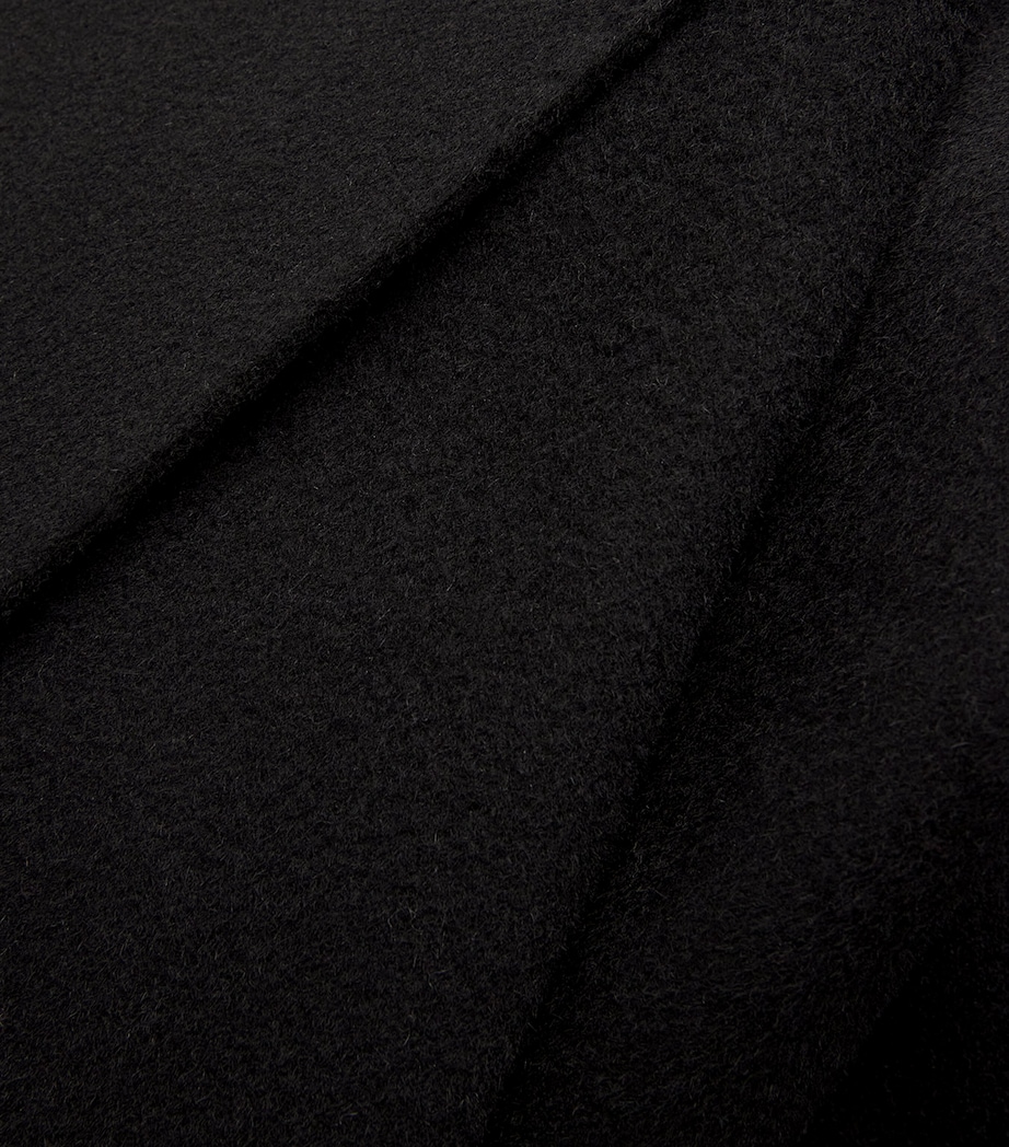 Wool-Cashmere Wrap Coat BLACK Image 5