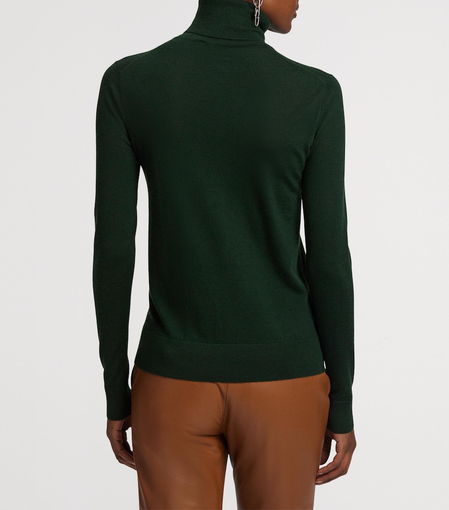 Cashmere Rollneck Sweater DARK RACING GREEN Image 10