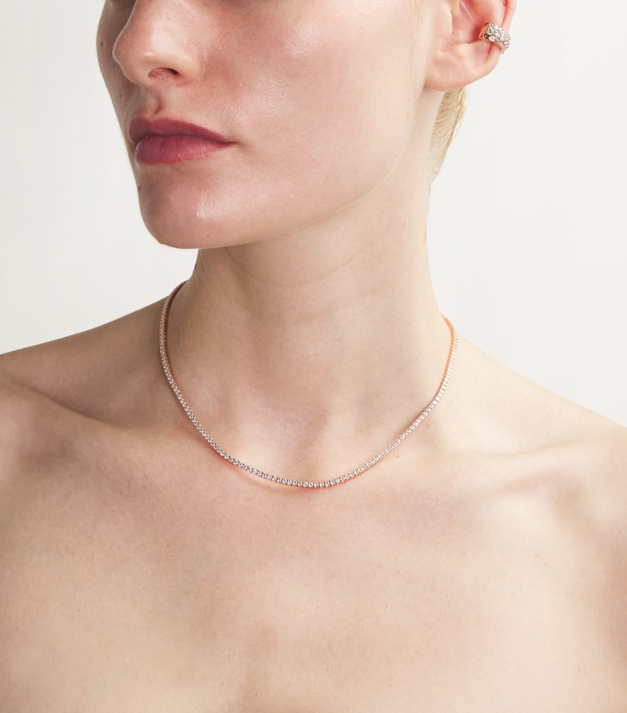Anita Ko Rose Gold and Diamond Lola Ear Cuff Rose Gold Image 4