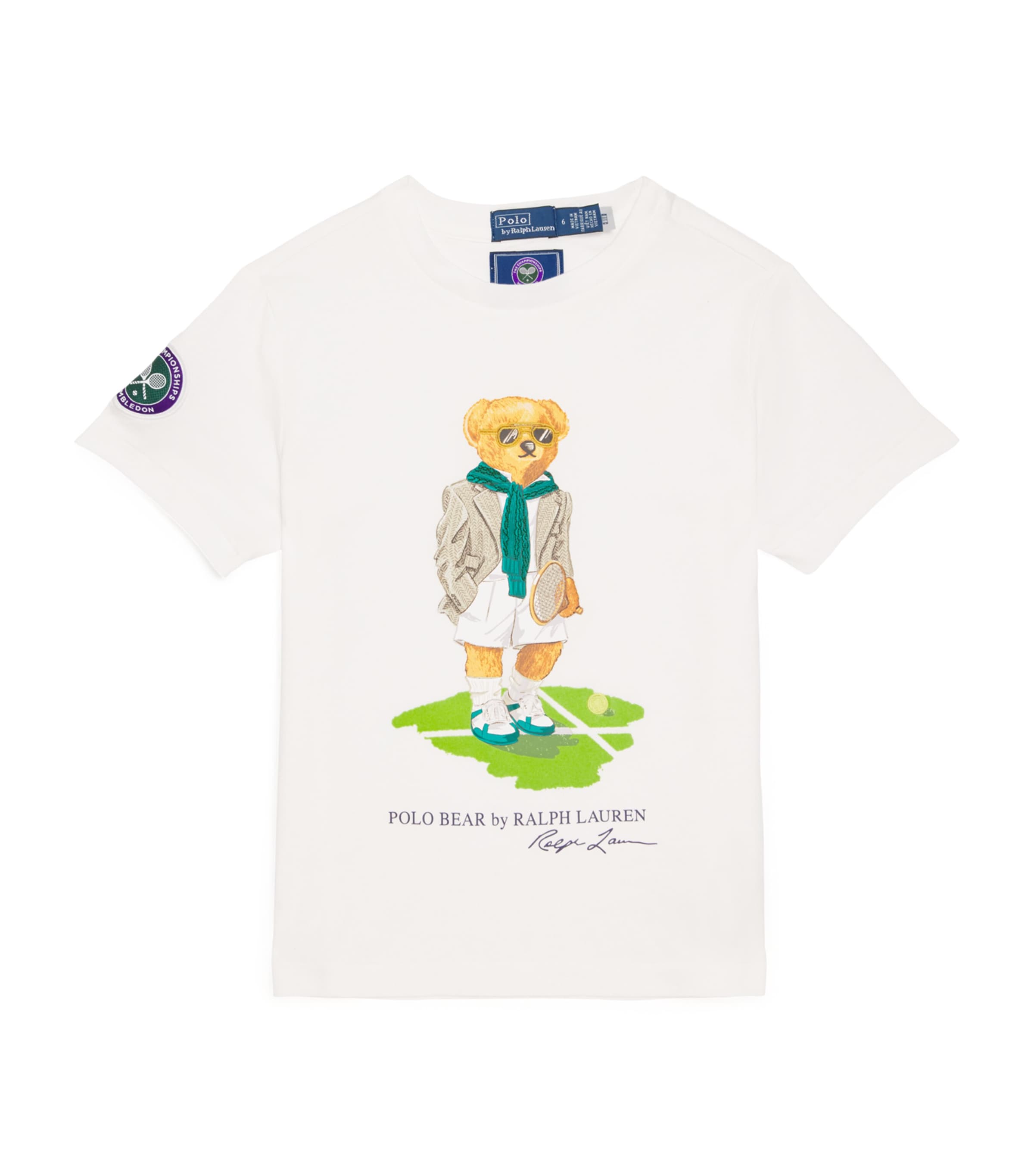 Ralph Lauren X Wimbledon Cotton Polo Bear T-shirt