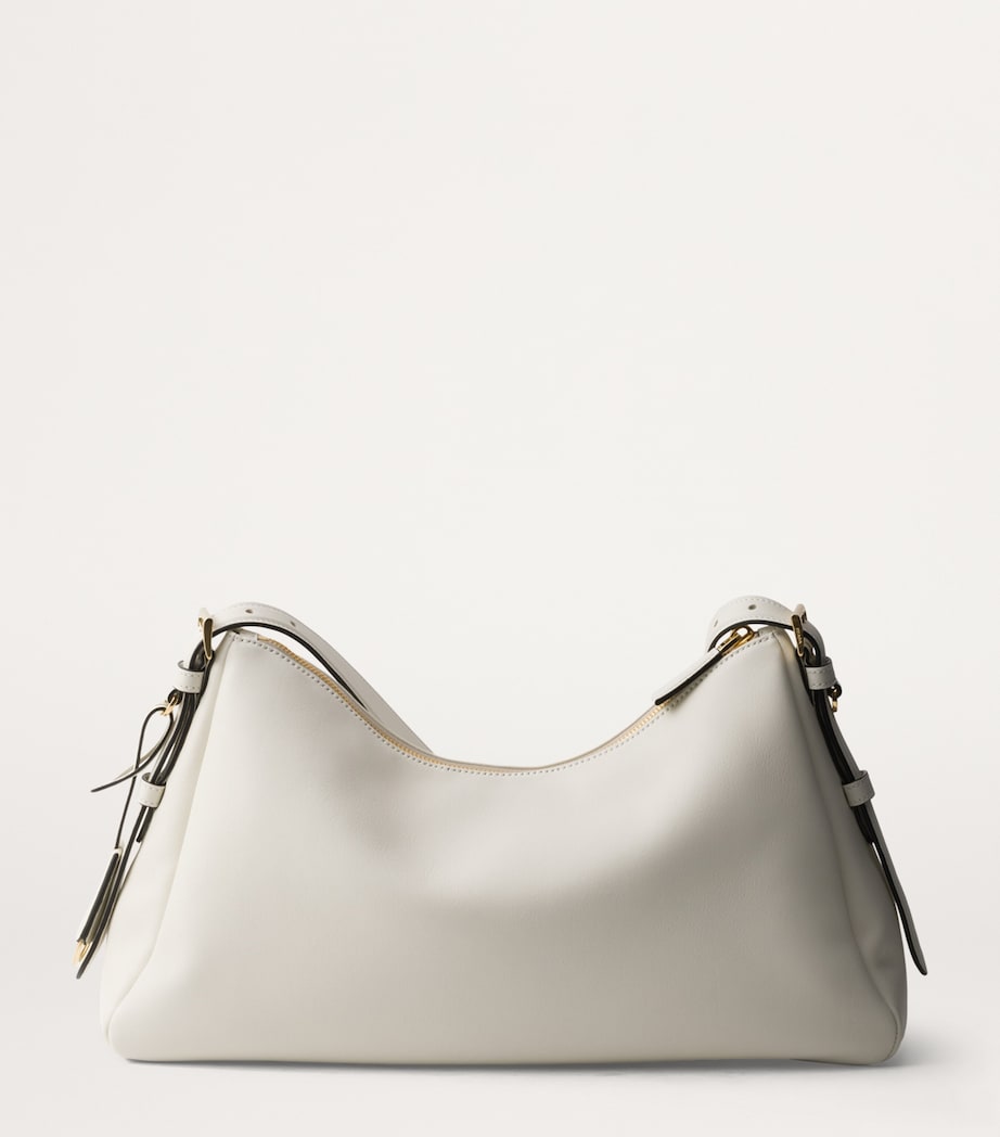 Large Leather Aimée Shoulder Bag F0PG7 Image 7