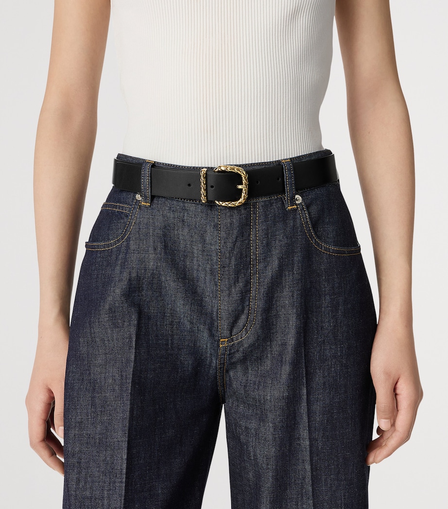 Leather Coaxial Loop Belt 1019 Image 2