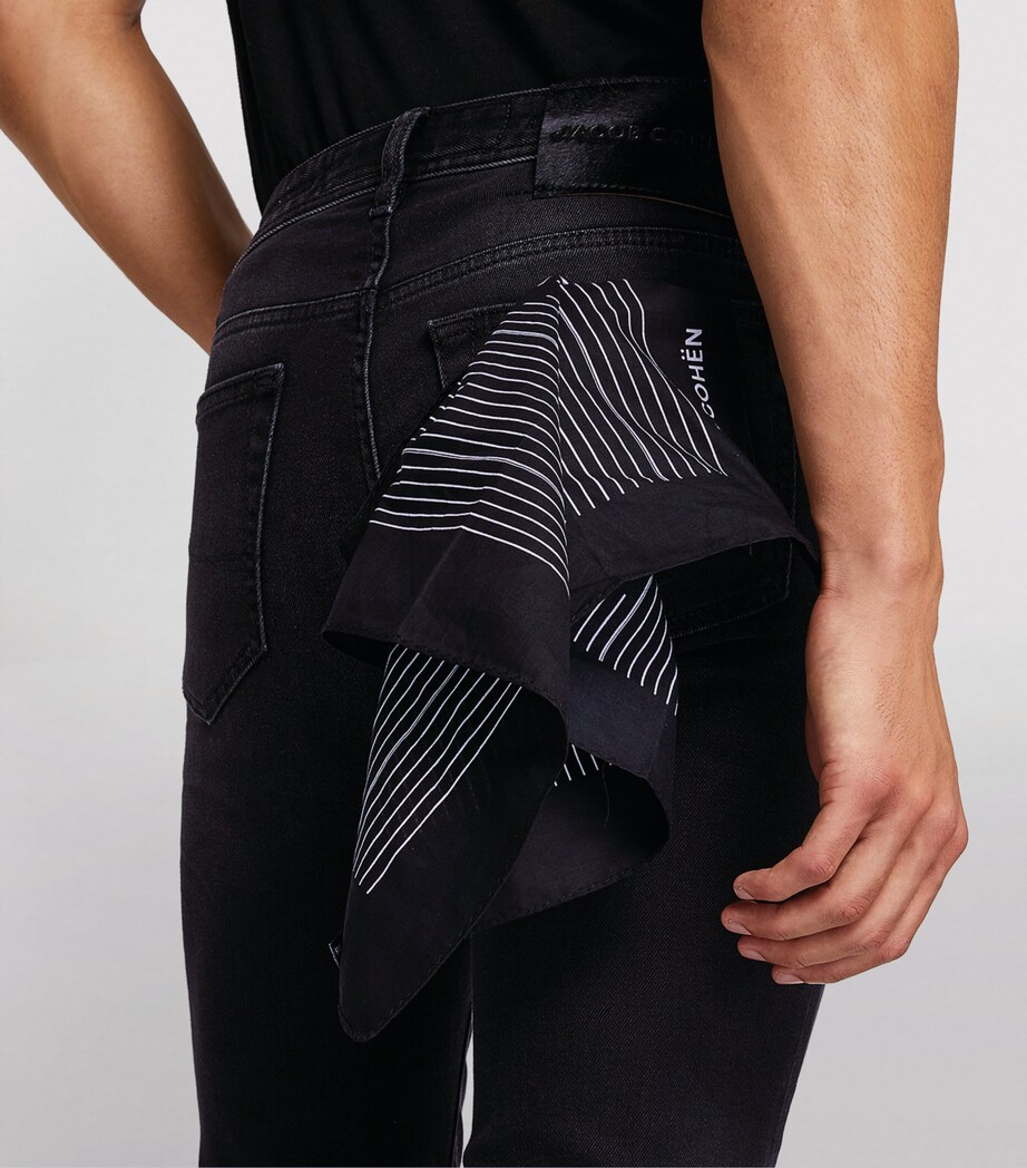 High-Rise Slim Jeans 029D-GREY Image 6