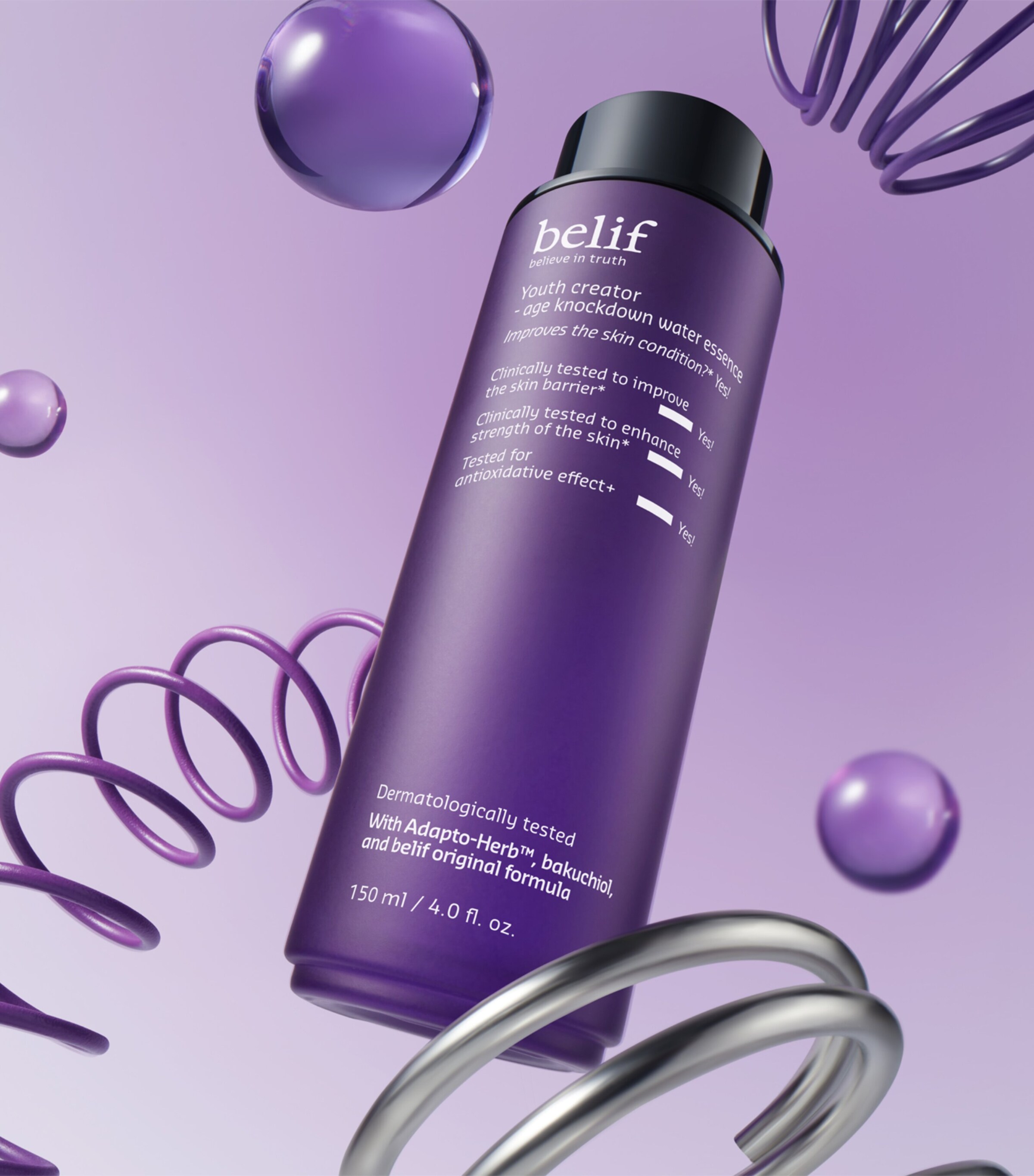 Belif Youth Creator Age Knockdown Water Essence Toner (150ml) Image 2