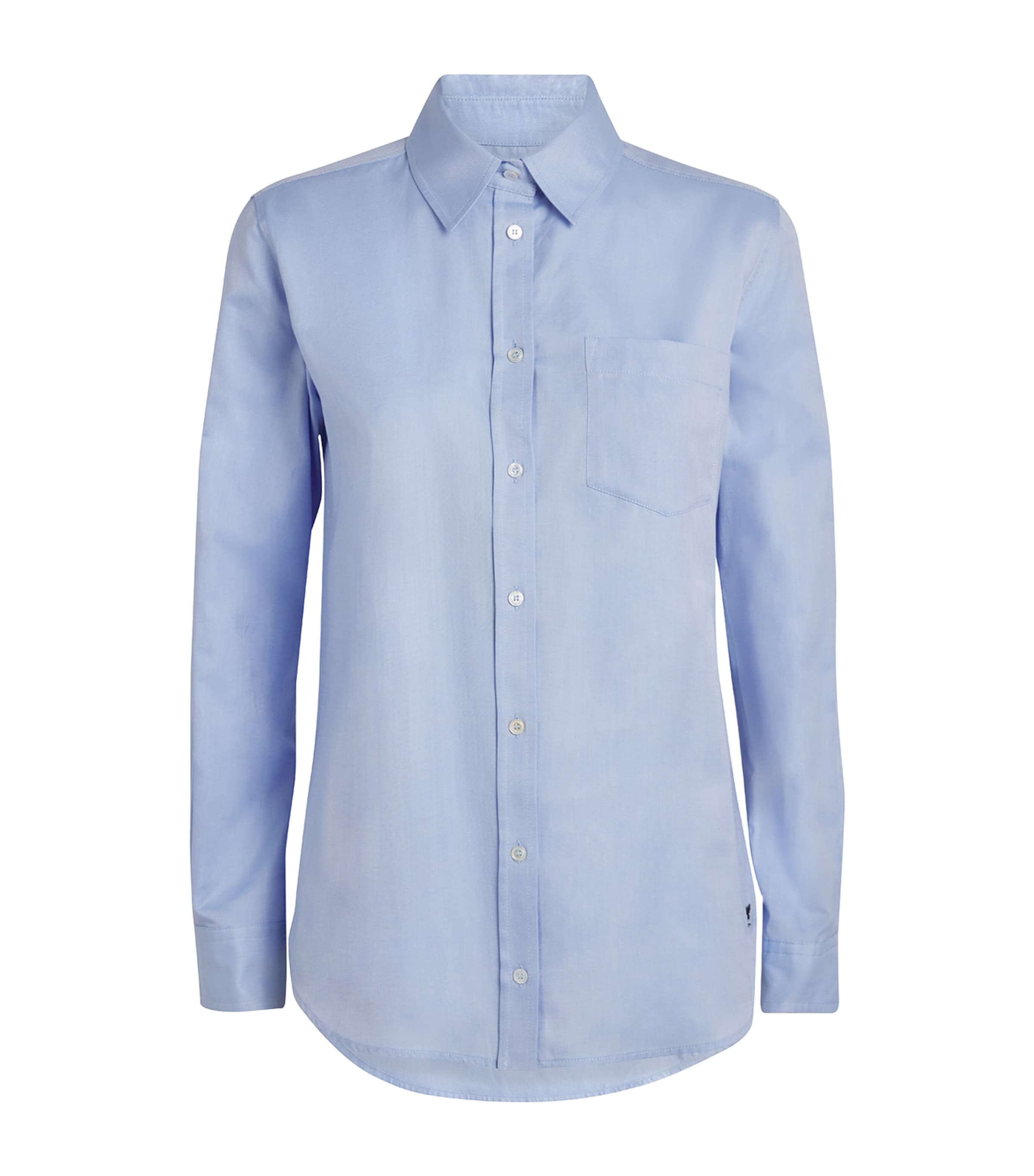 Weekend Max Mara Cotton Shirt In Blue