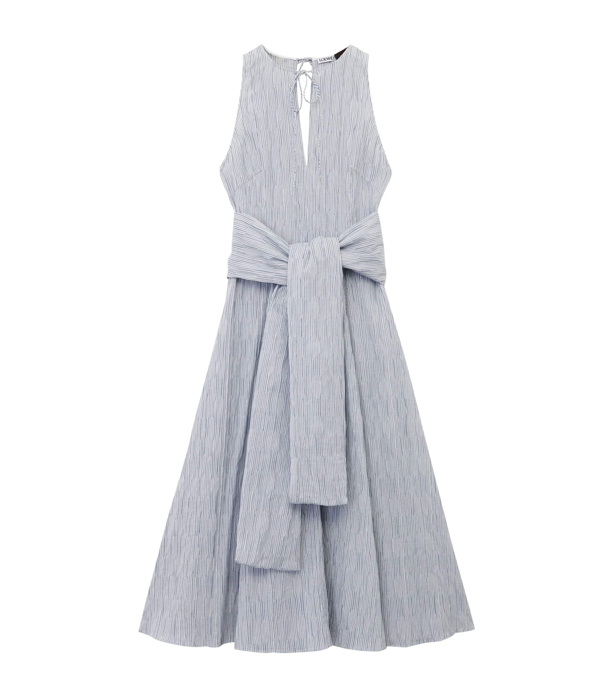 LOEWE x Paula's Ibiza Cotton-Blend Midi Dress | Harrods UK