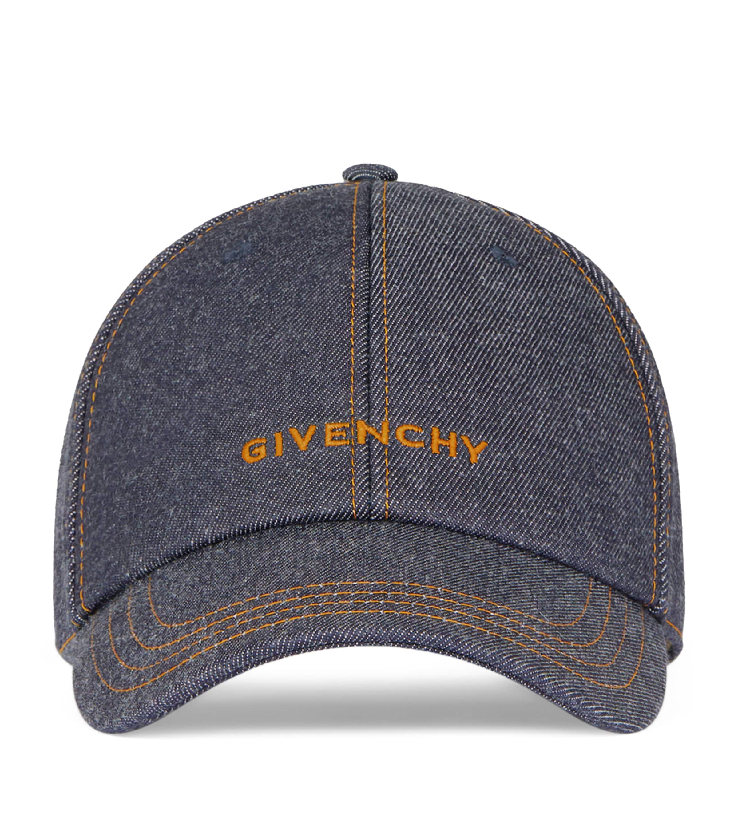 Givenchy Denim Logo Baseball Cap