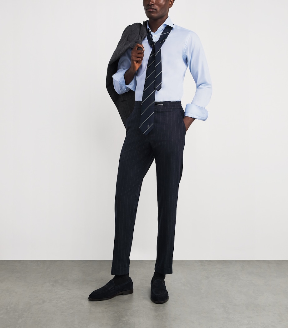 Signature Twill Slim Shirt LIGHT BLUE Image 2