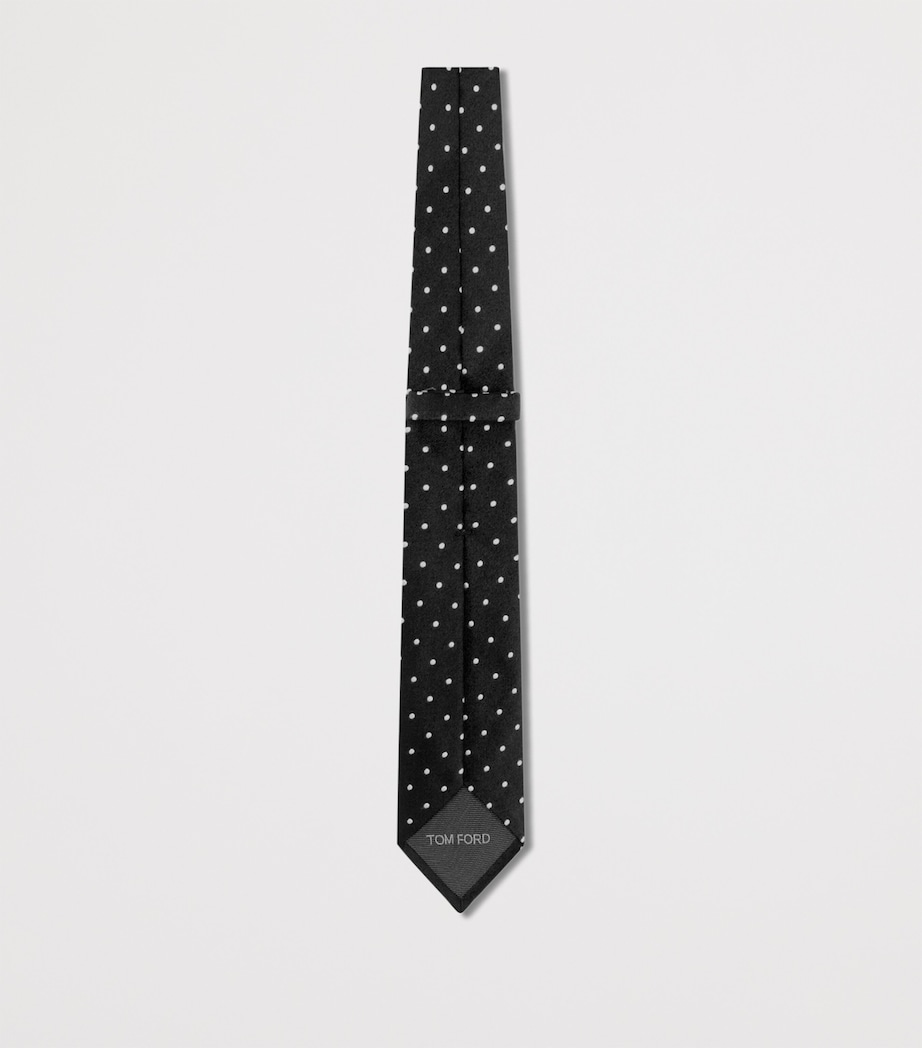 Silk Polka-Dot Tie LB999 Image 2
