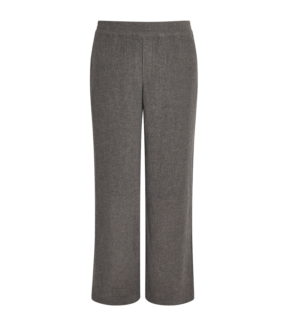 Won Hundred Mens Wool-Viscose Leon Wide-Leg Trousers Dusty Brown Image 1