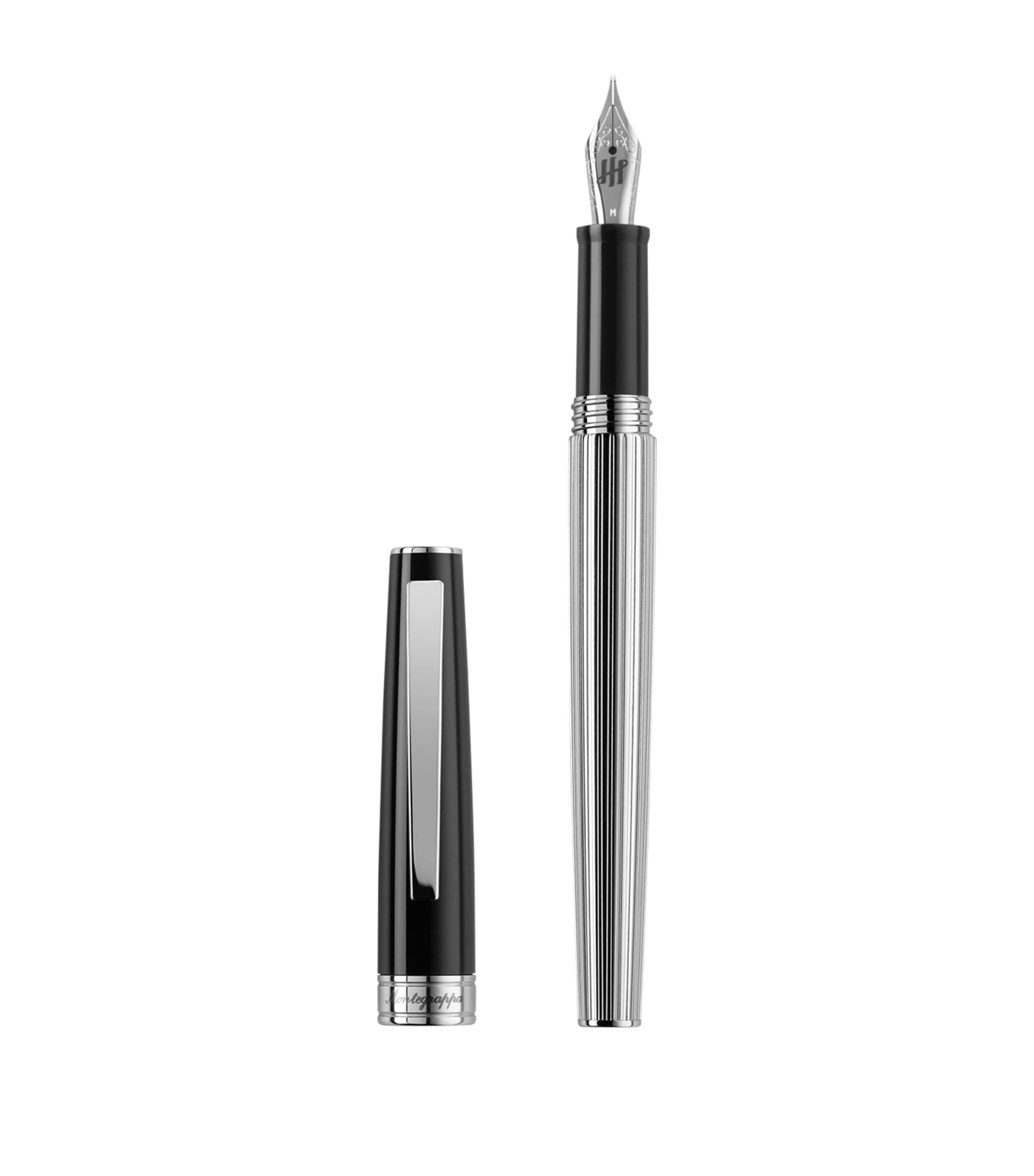 Montegrappa Armonia Duetto Fountain Pen Duetto Black Image 2