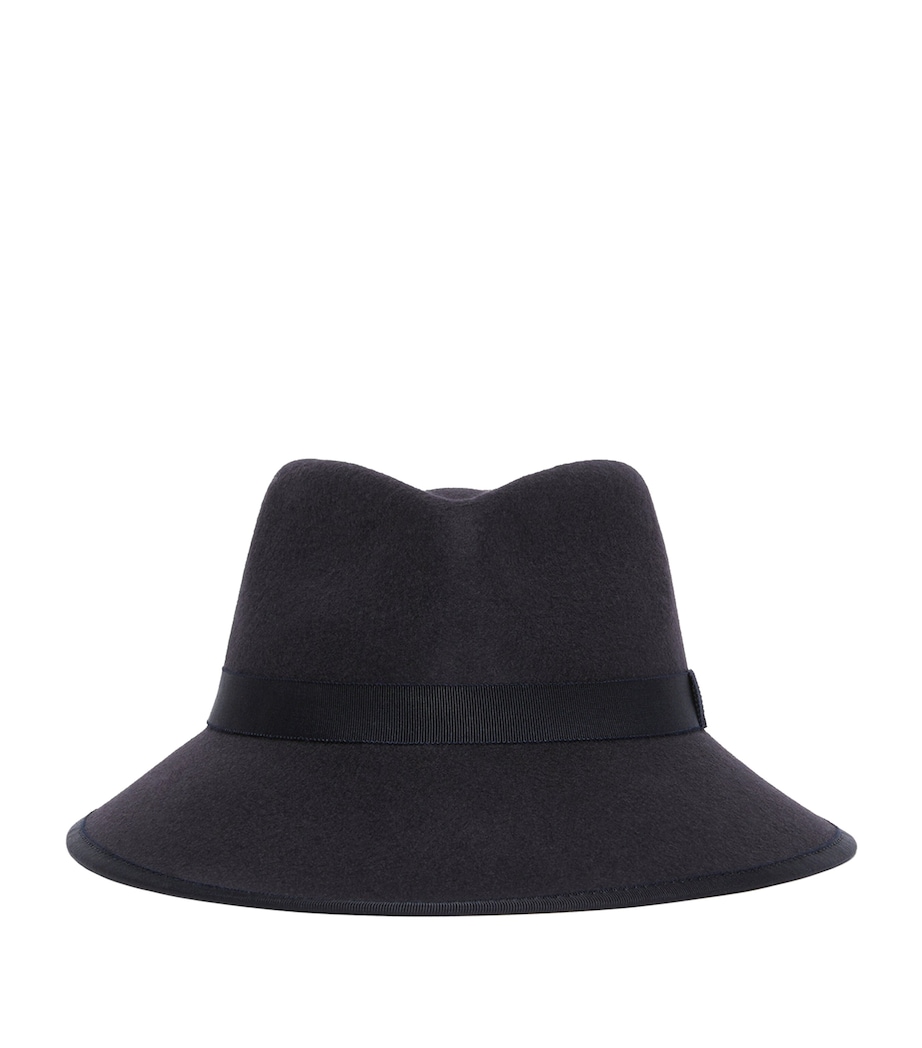 Max Mara Wool Felt Trilby Hat Midnightblue Image 1