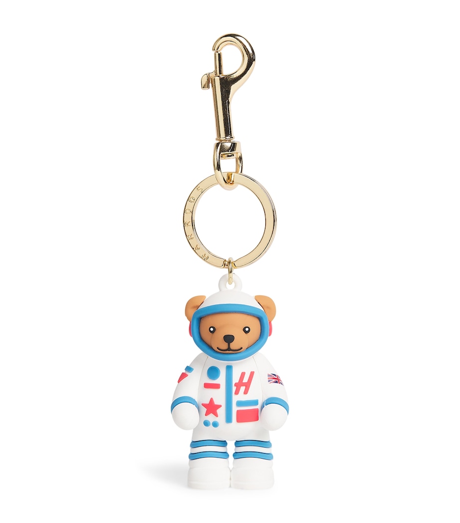 Harrods Pop Rocket Astronaut Bear Keyring Image 1