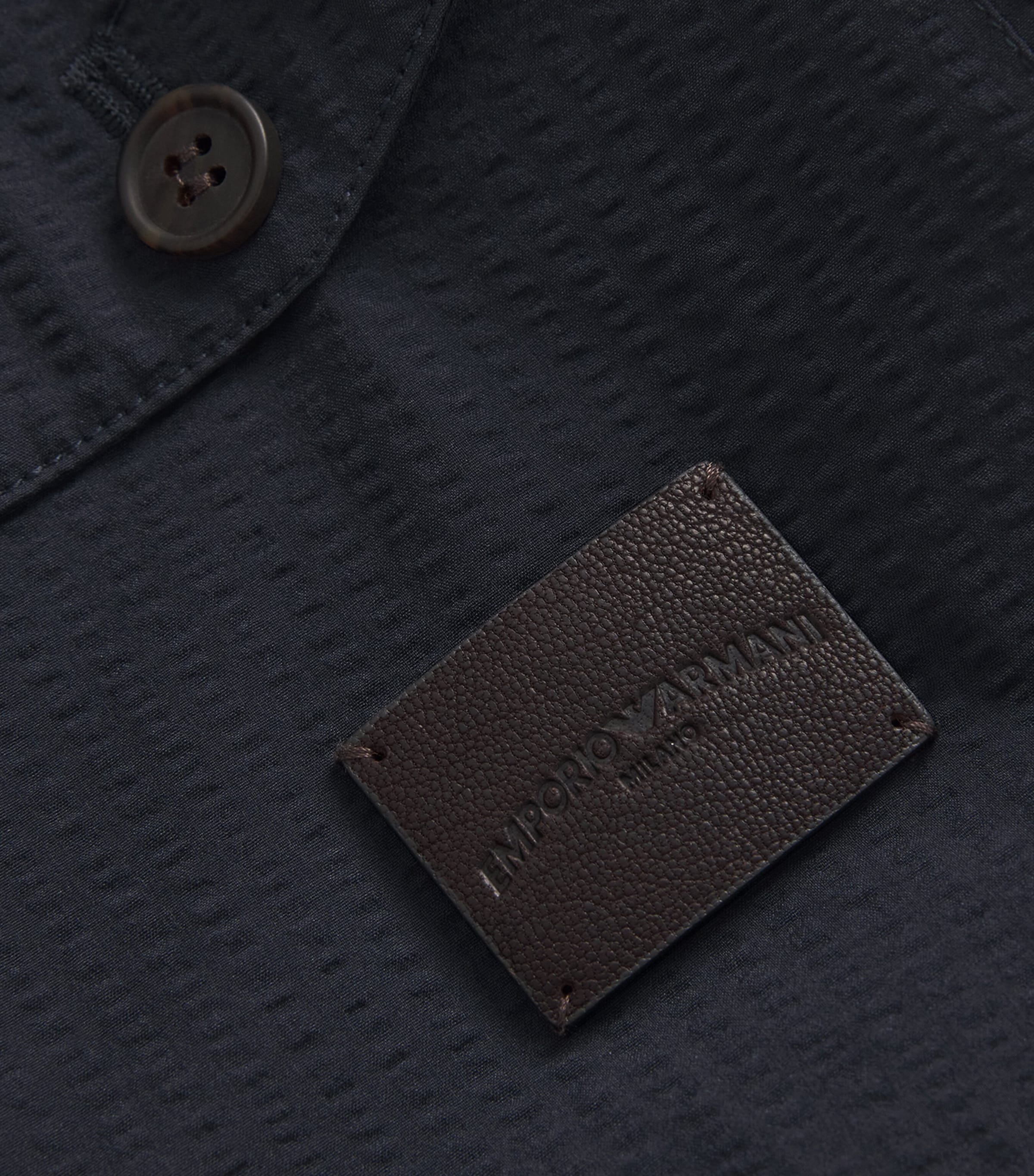 Technical Seersucker Field Jacket UB118 Image 5