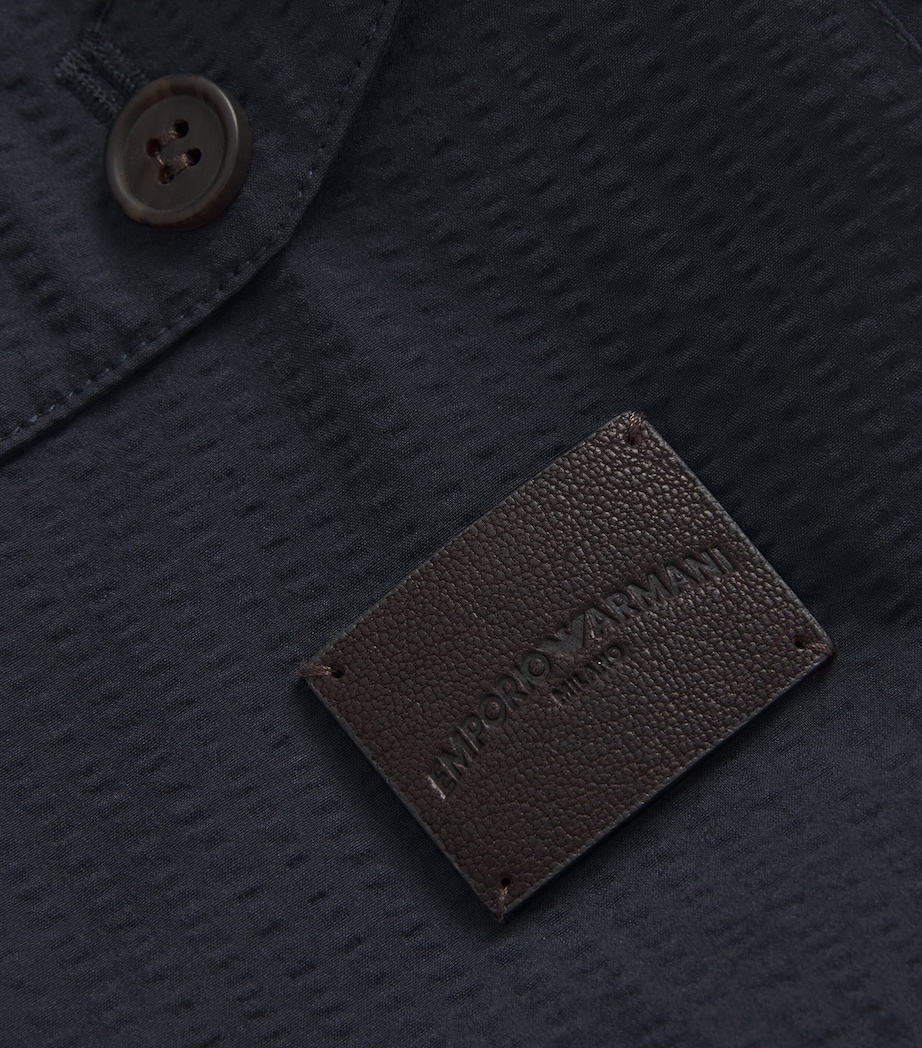 Technical Seersucker Field Jacket UB118 Image 5