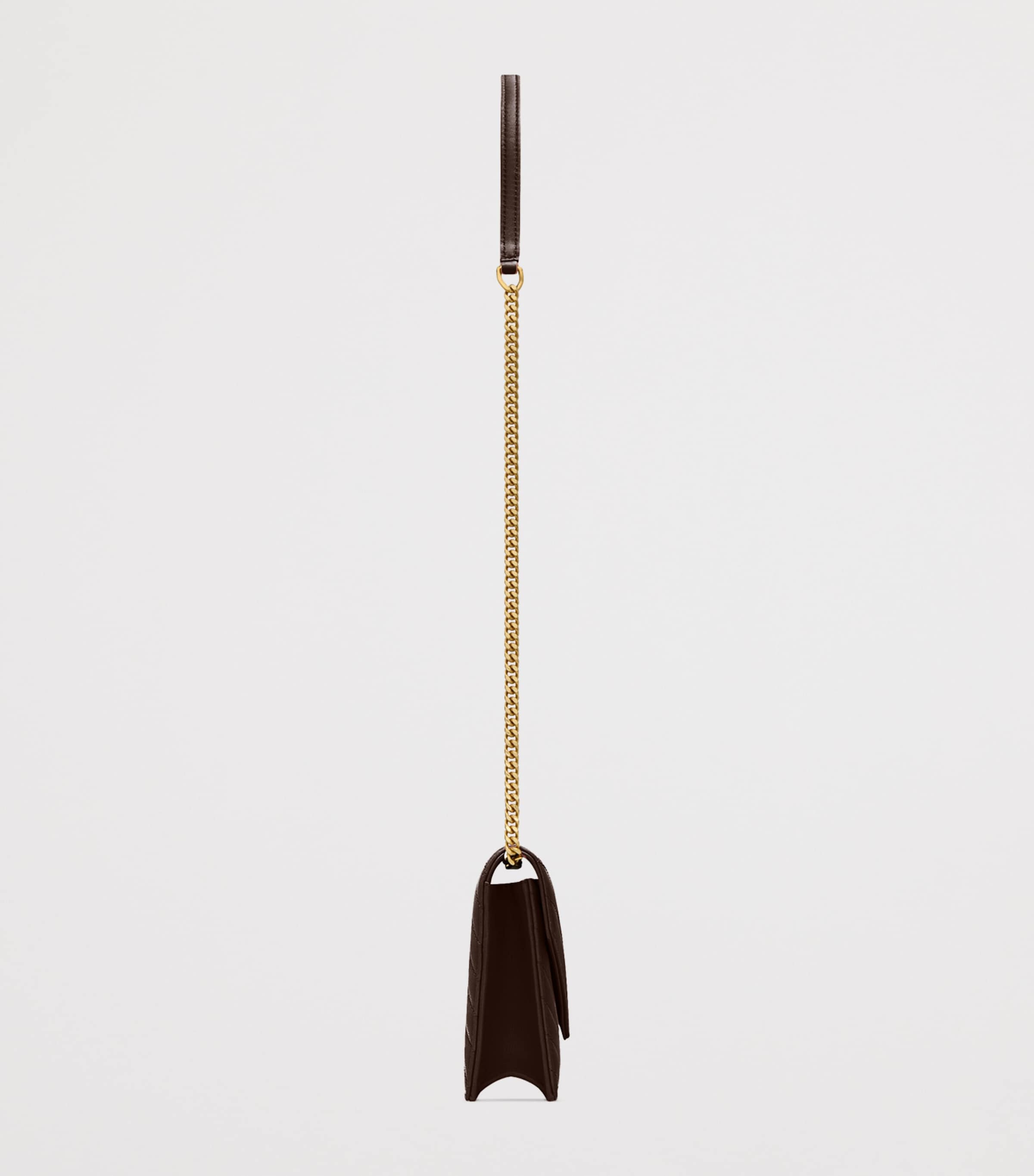Saint Laurent Cassandre Envelope Chain Wallet Image 3