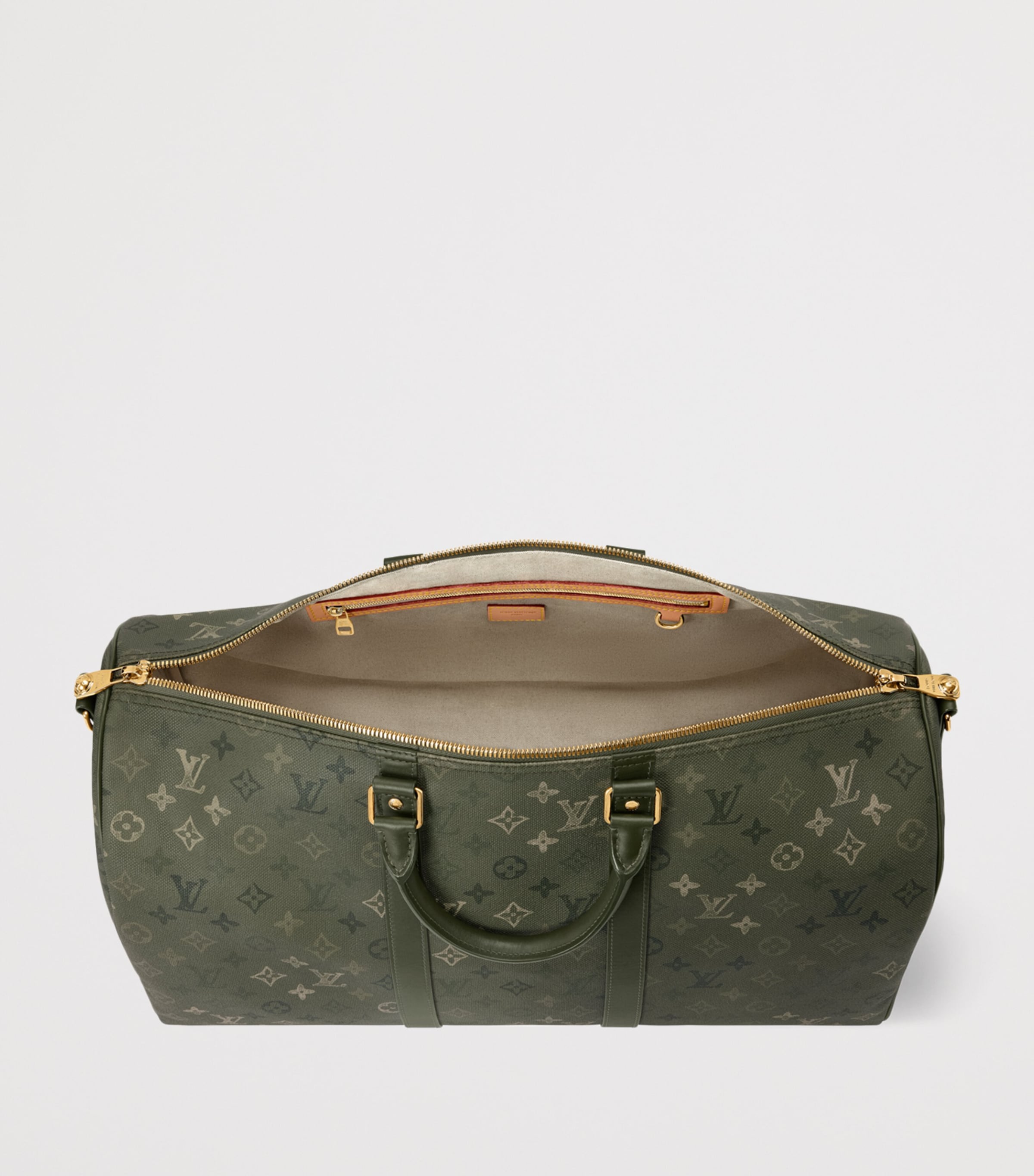 Canvas Keepall Bandoulière 50 Weekend Bag KHAKI GREEN Image 4
