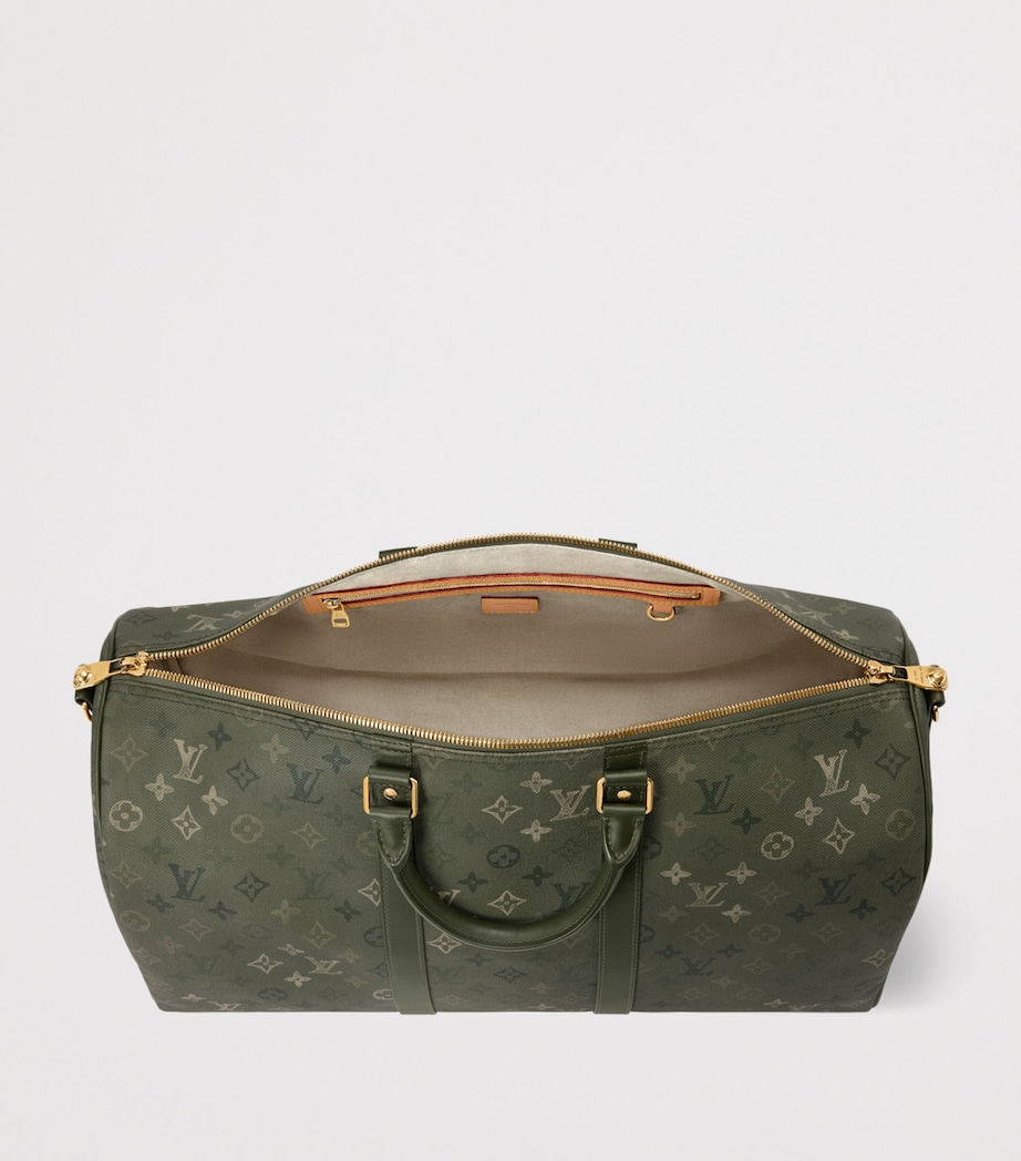 Canvas Keepall Bandoulière 50 Weekend Bag KHAKI GREEN Image 4