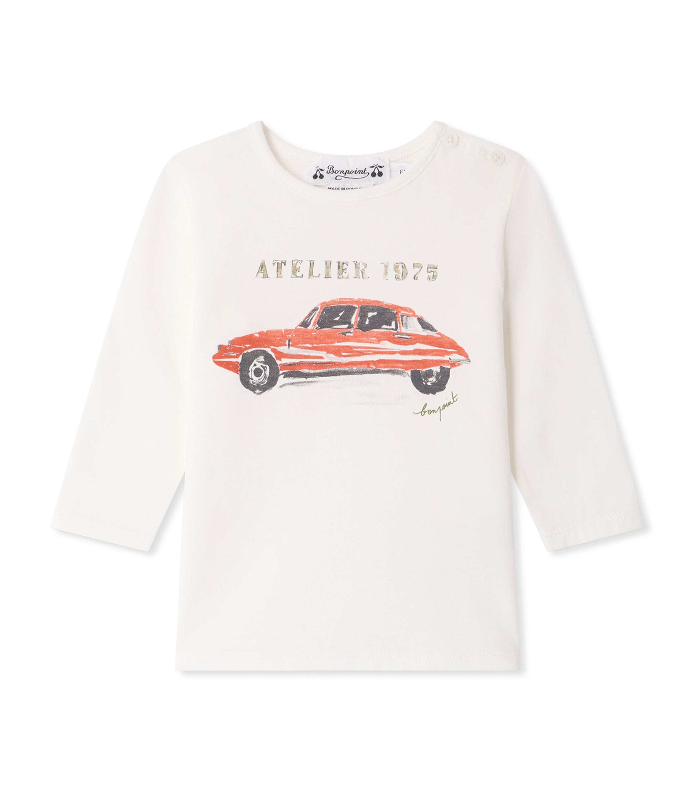 Bonpoint Kids'  Organic Cotton Tahsin T-shirt In White