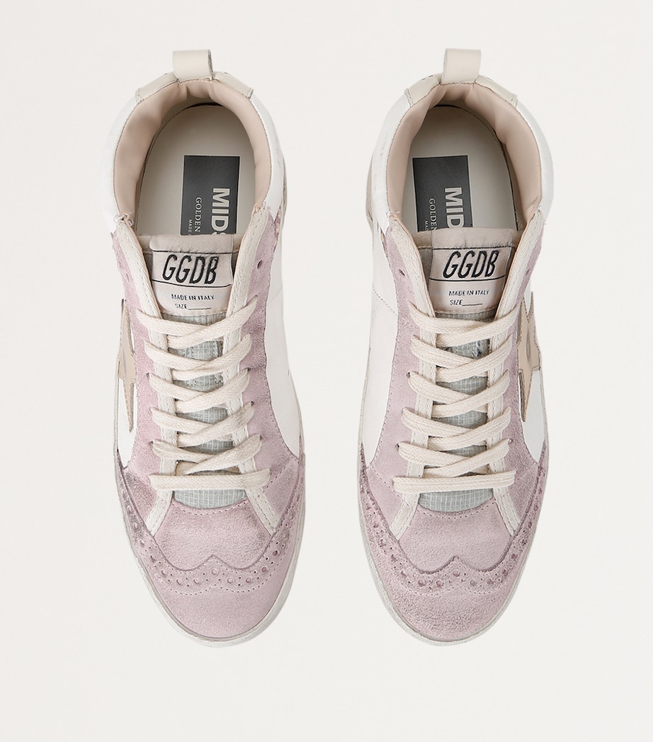 Leather Mid Star Sneakers PINK COMB Image 4