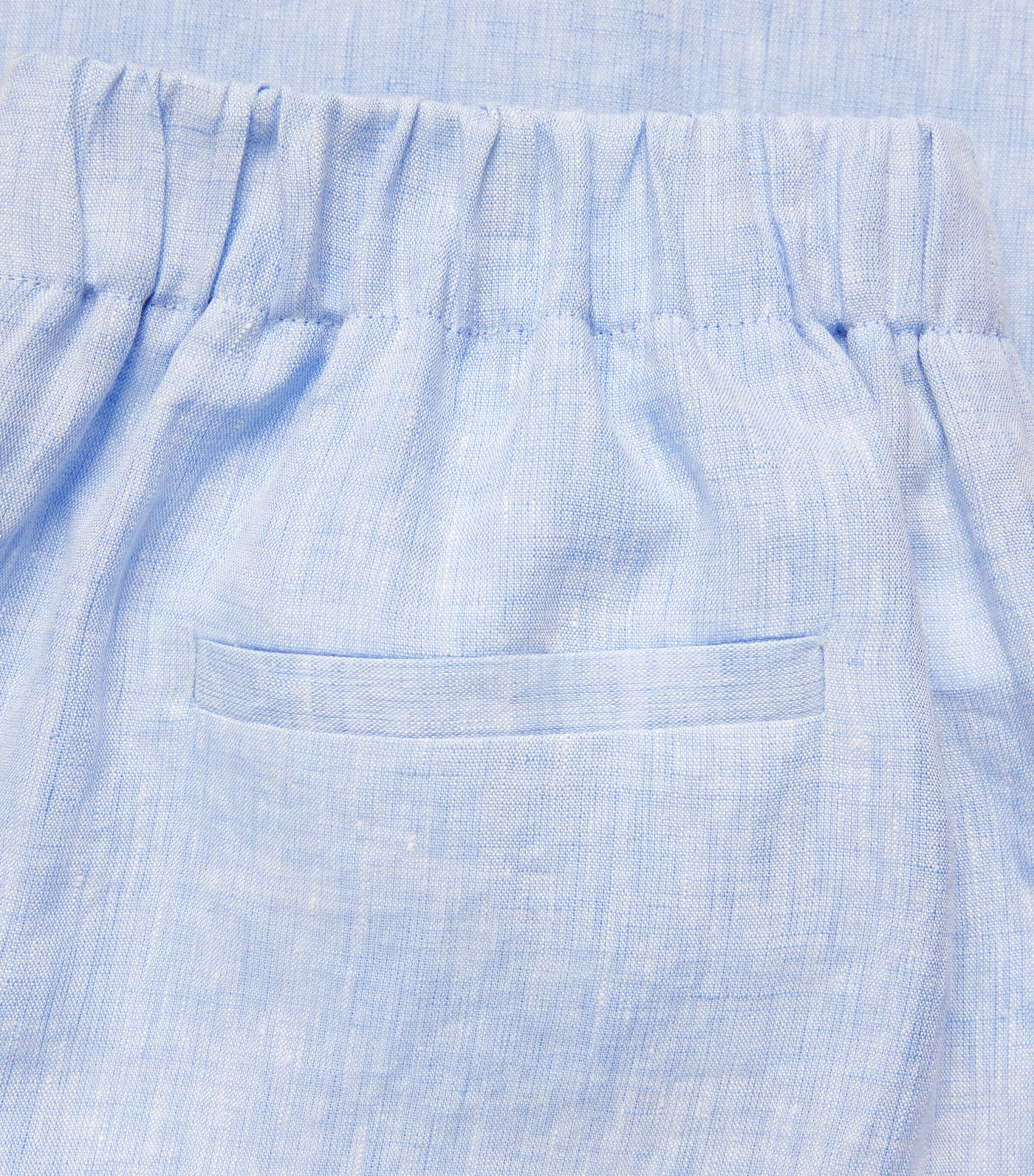 Lafayette 148 Womens Linen Wide-Leg Trousers Delme Delph Blu Mlng Image 6