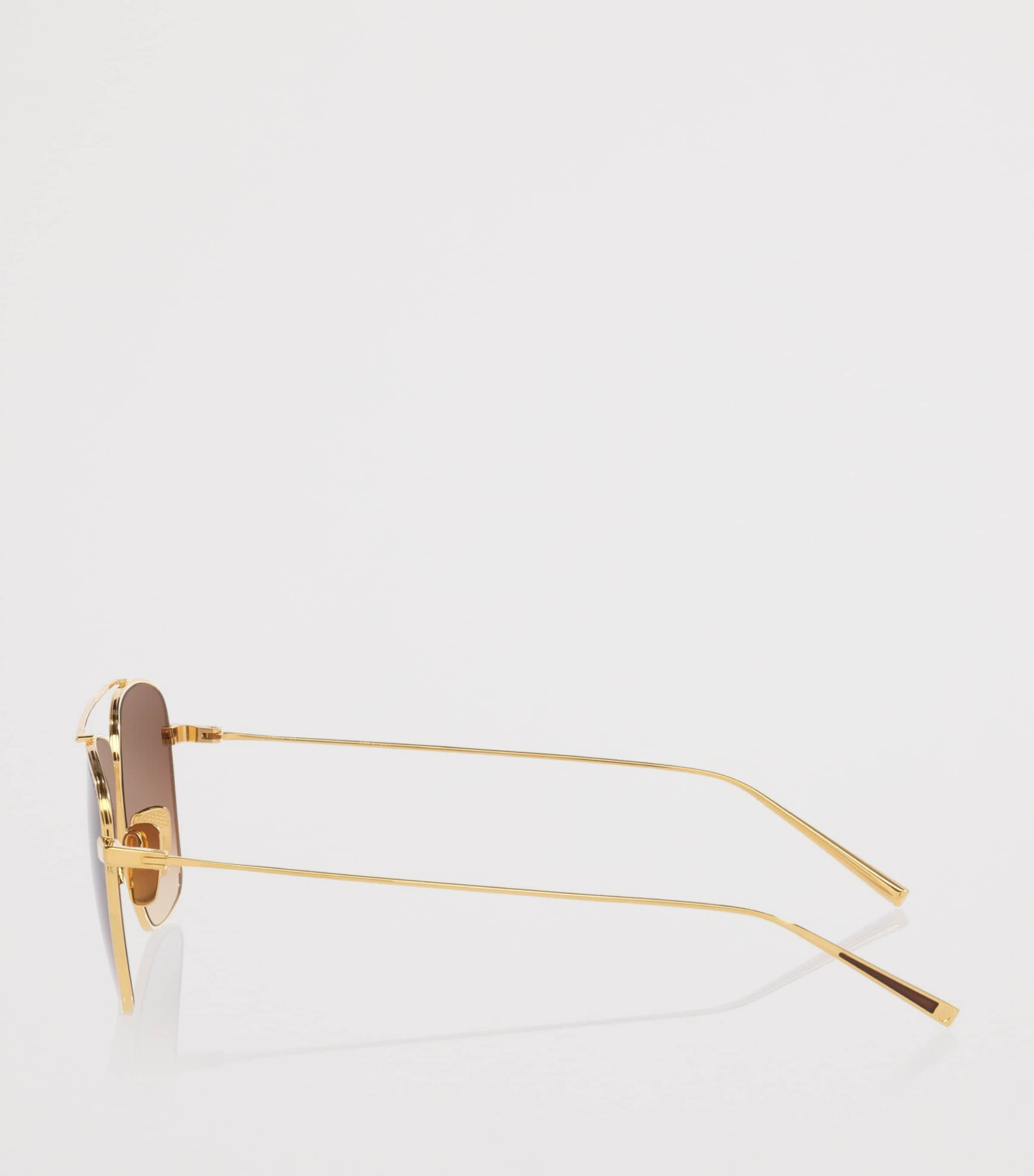 DITA Titanium Artoa 57X Pilot Sunglasses Gold Image 3