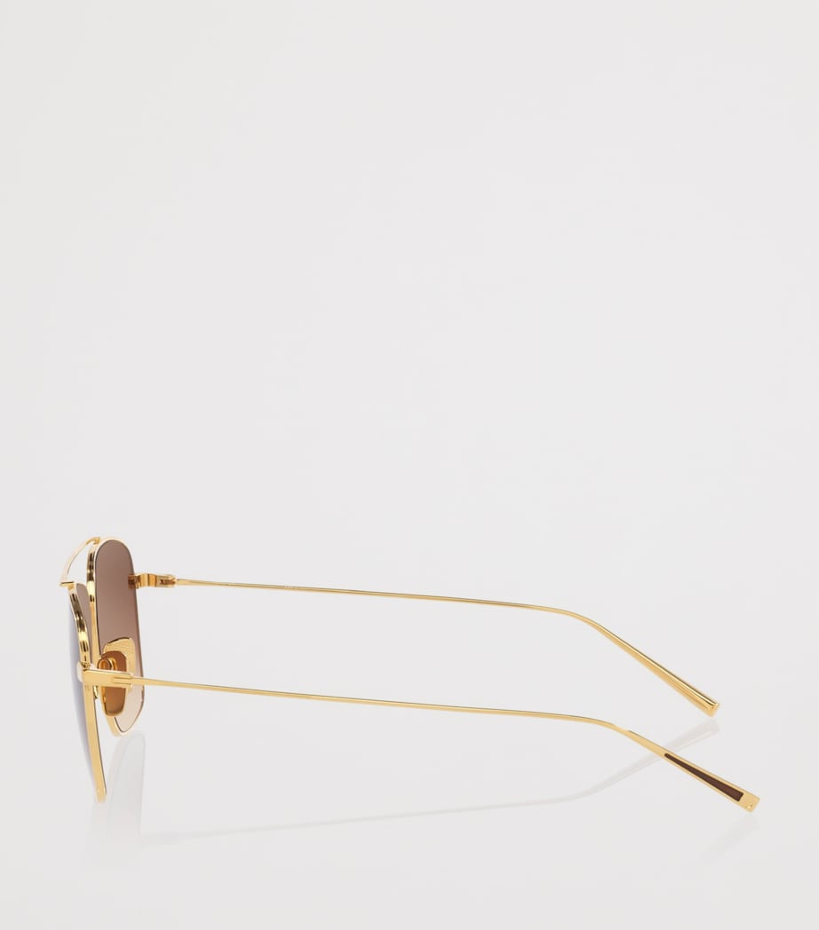 DITA Titanium Artoa 57X Pilot Sunglasses Gold Image 3