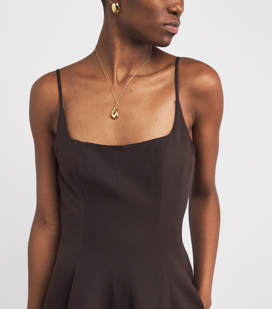 Cotton-Blend Joy Maxi Dress EARTH Image 6