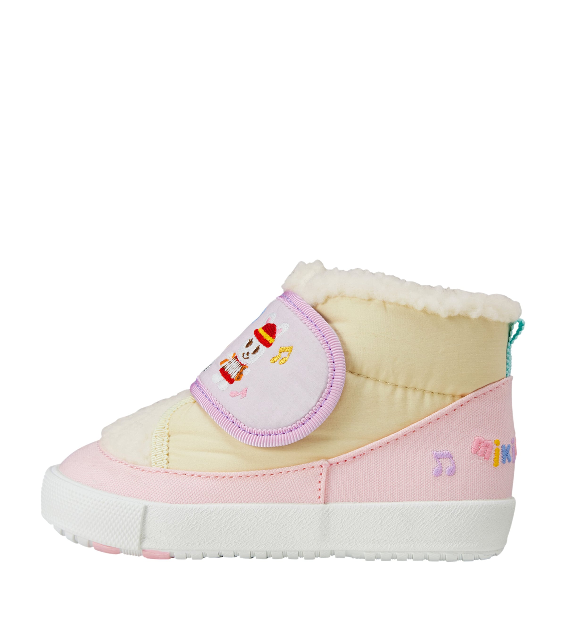 Miki House Embroidered Velcro Sneakers Image 1