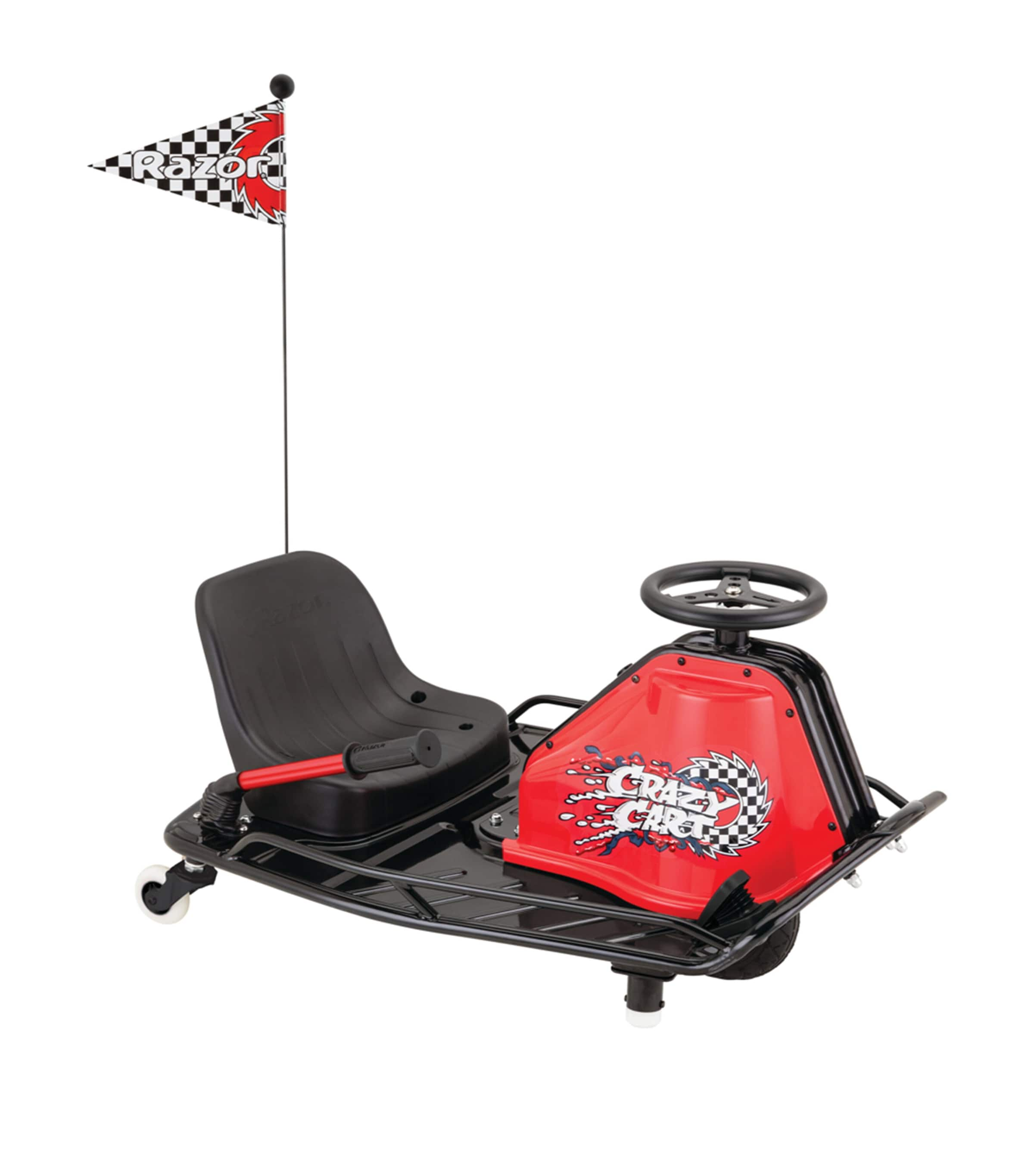 Razor Kids' Crazy Cart Drift Machine In Red